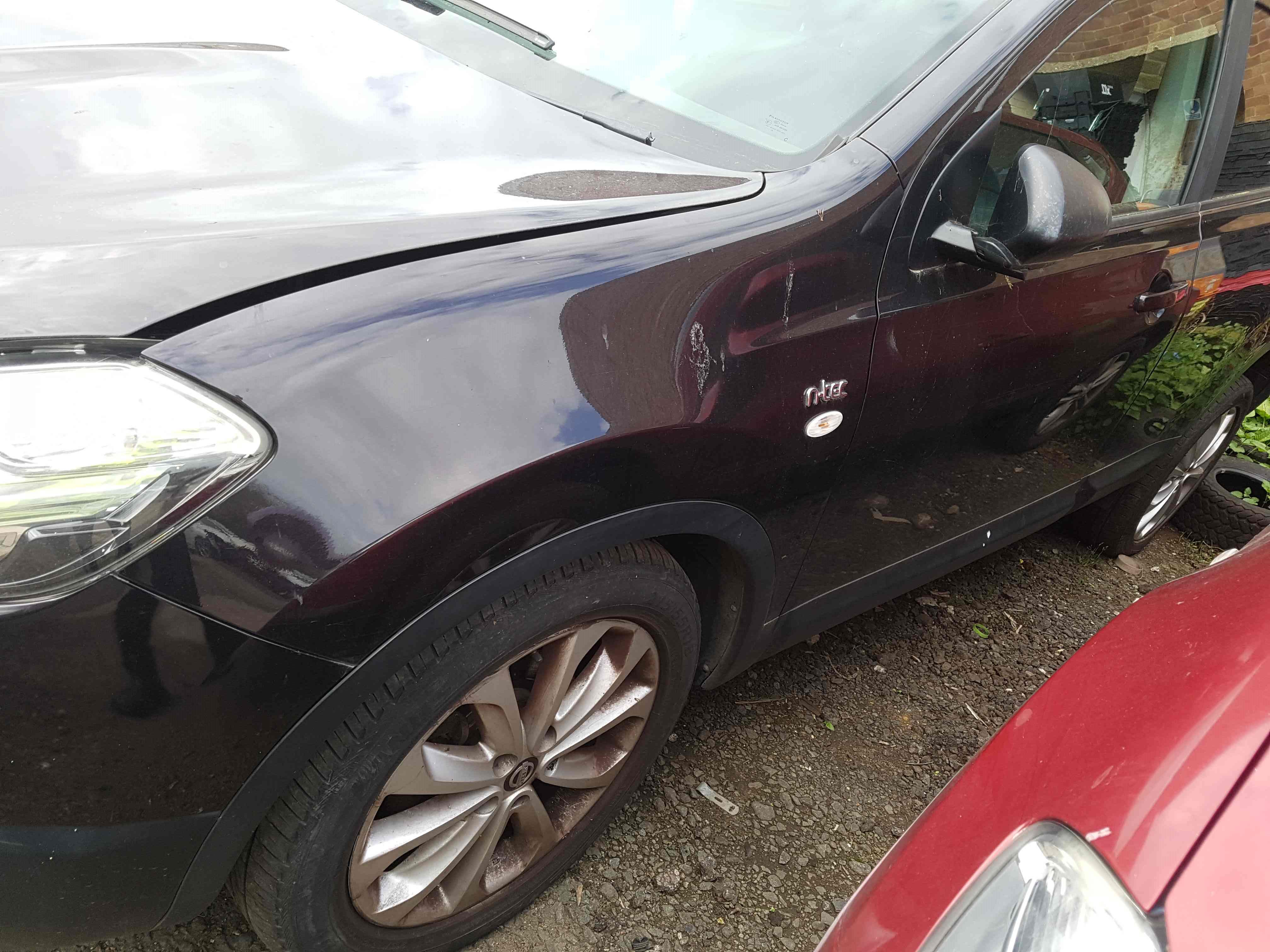 Thumb 3 Nissan Qashqai MK2 2006-2013 NSF Passenger Front Wing GAB Nightshade Purple 