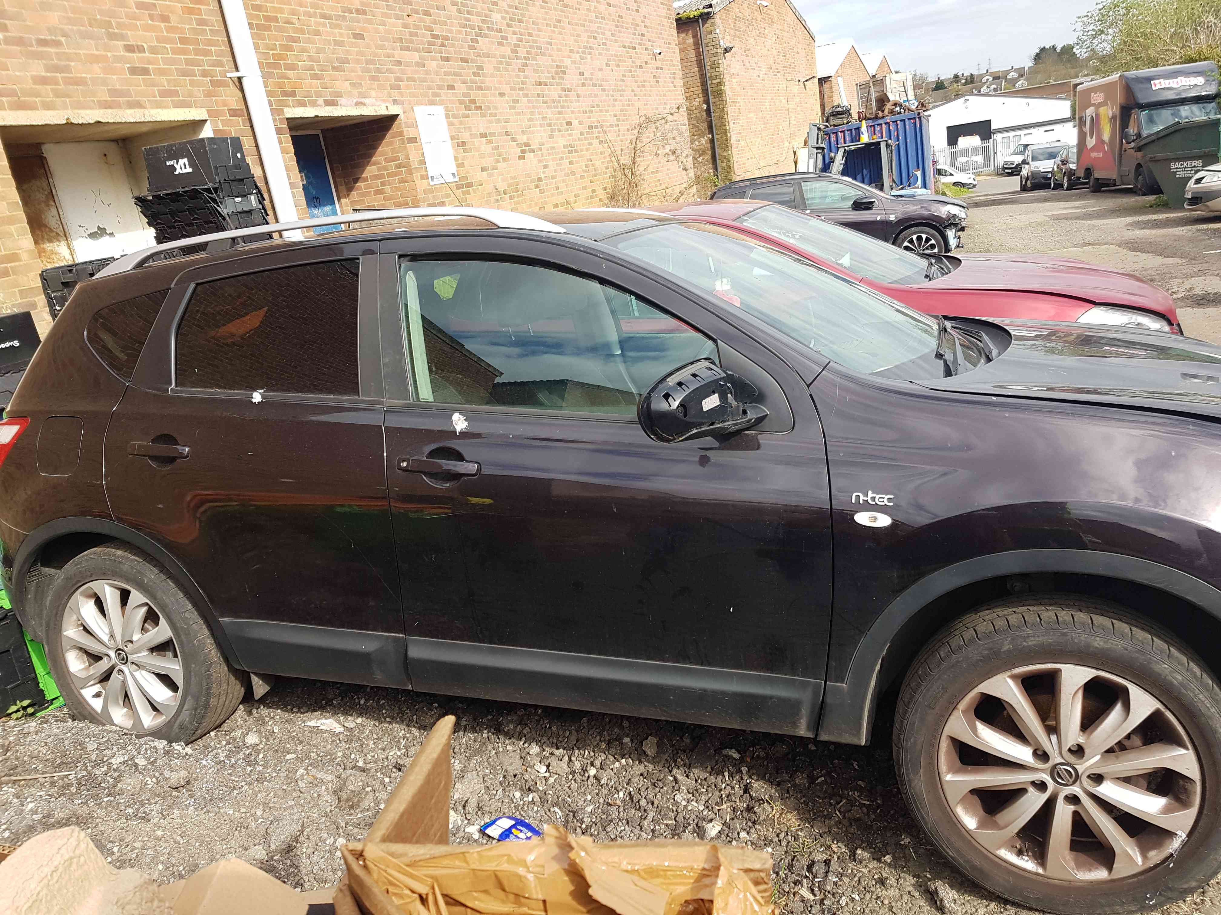 Thumb 4 Nissan Qashqai MK2 2006-2013 OSF Driver Front Door GAB Nightshade Purple 