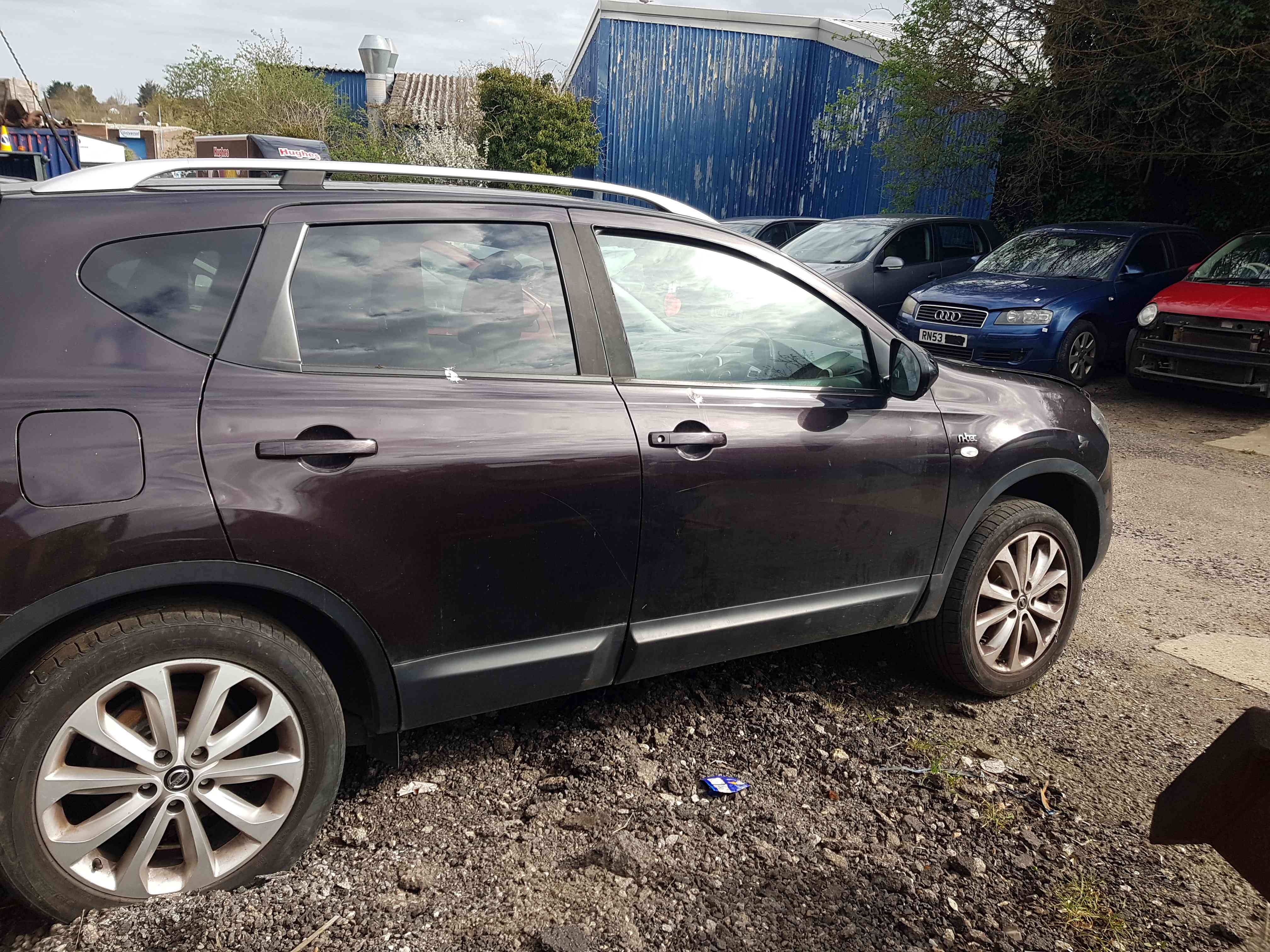 Thumb 5 Nissan Qashqai MK2 2006-2013 OSF Driver Front Door GAB Nightshade Purple 