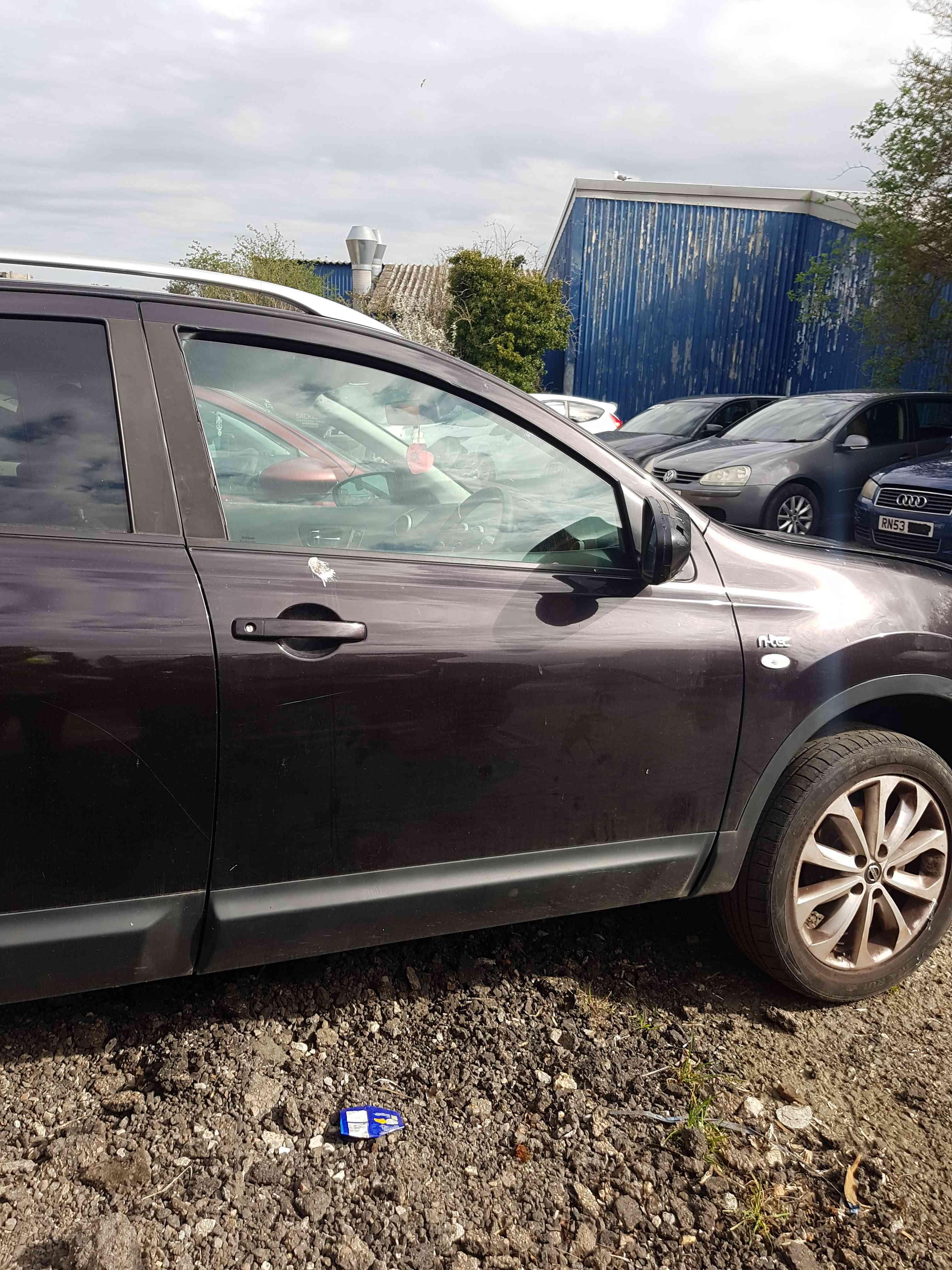 Thumb 2 Nissan Qashqai MK2 2006-2013 OSR Driver Rear Door GAB Nightshade Purple