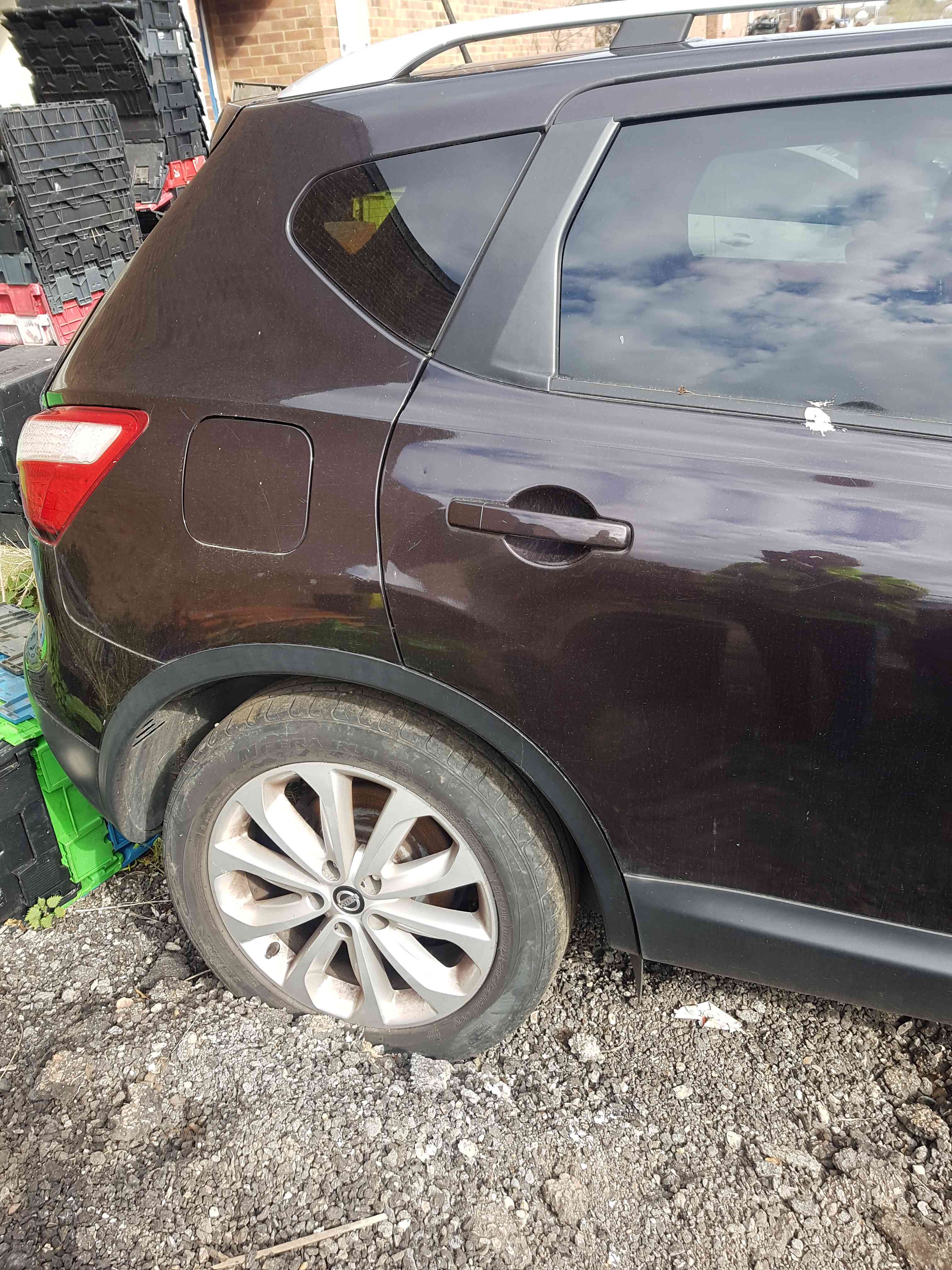 Thumb 5 Nissan Qashqai MK2 2006-2013 OSR Driver Rear Door GAB Nightshade Purple