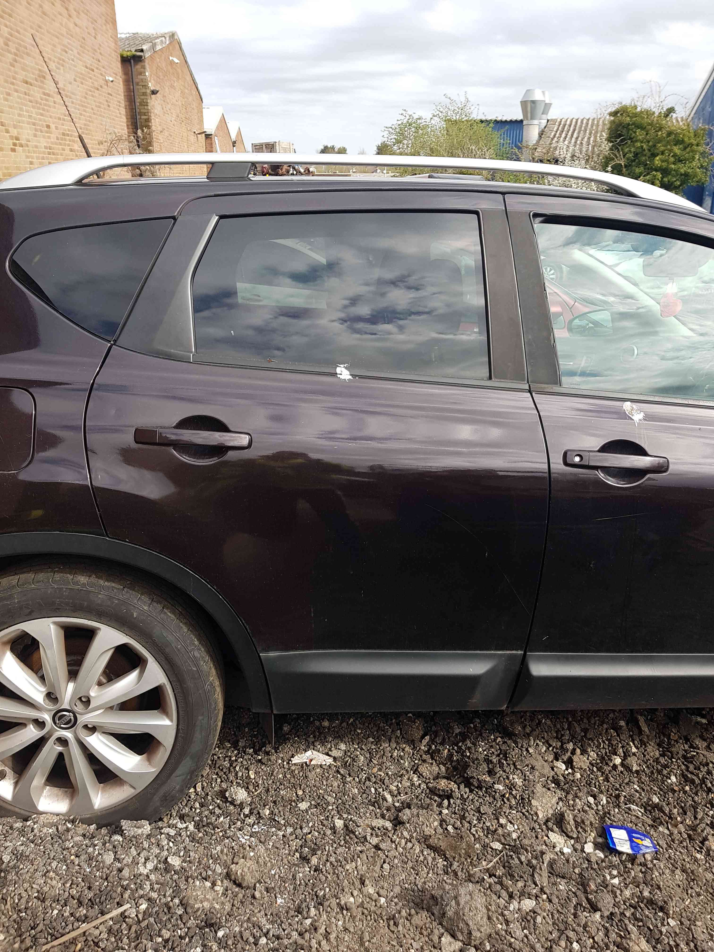 Thumb 6 Nissan Qashqai MK2 2006-2013 OSR Driver Rear Door GAB Nightshade Purple