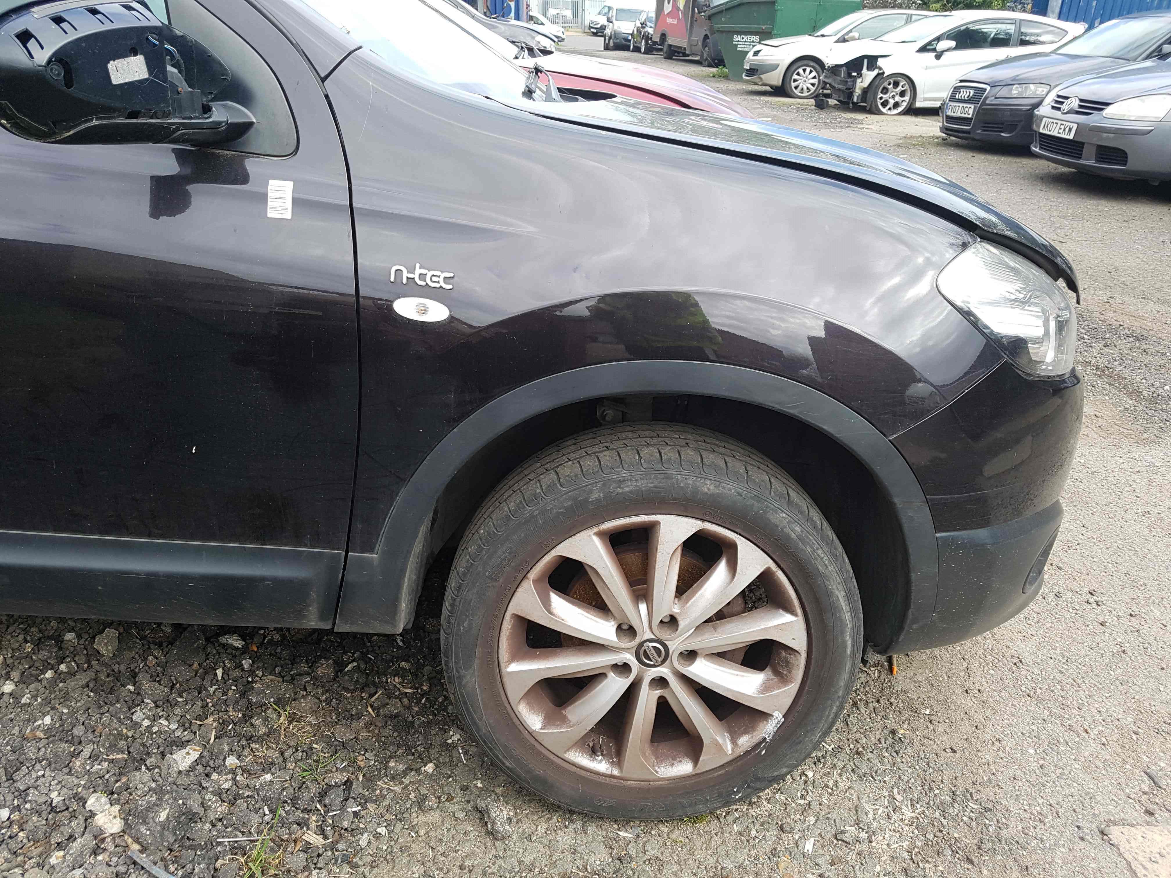 Thumb 4 Nissan Qashqai MK2 2006-2013 OSR Driver Wing Panel GAB Nightshade Purple