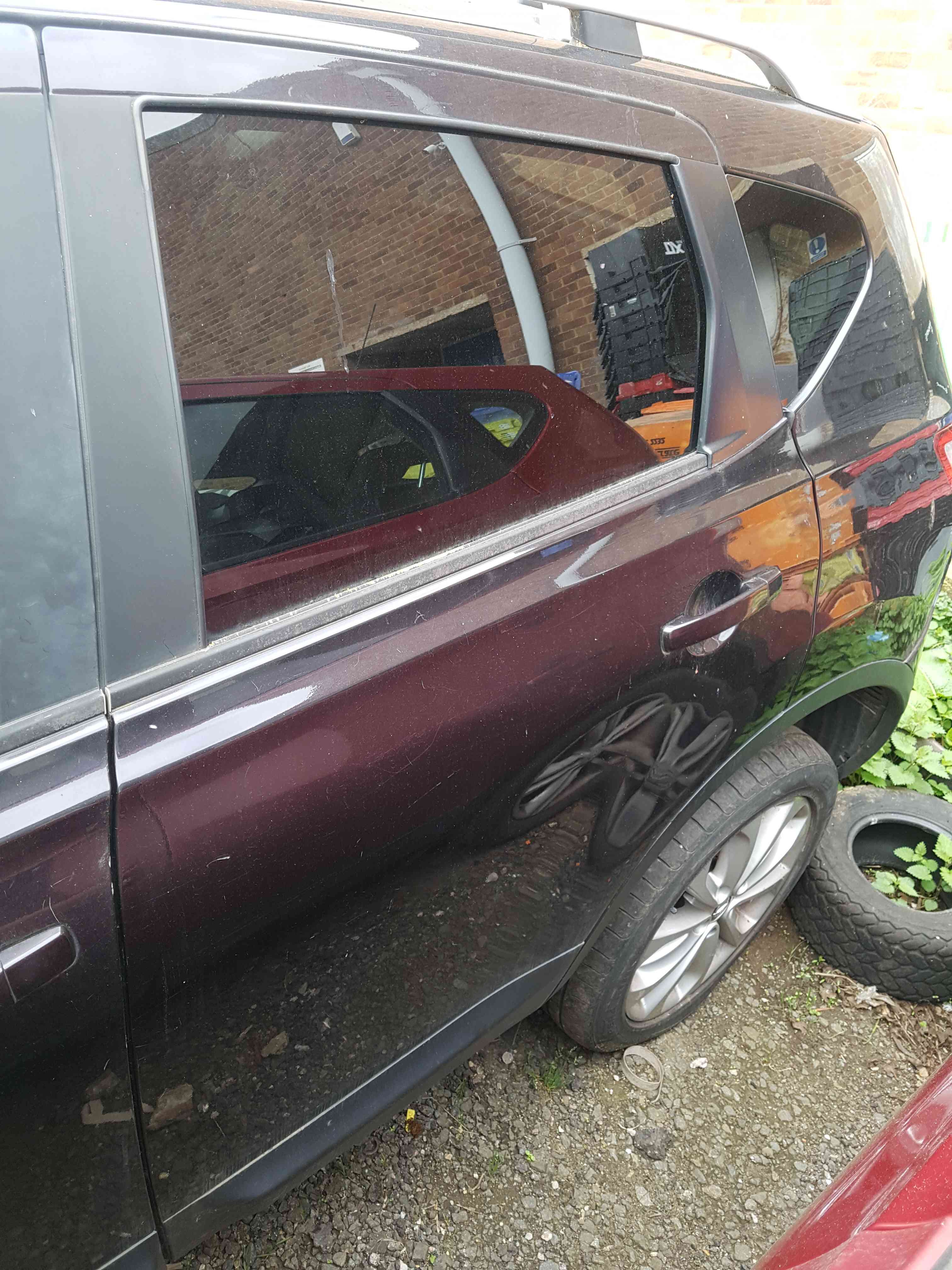 Thumb 3 Nissan Qashqai MK2 2006-2013 Passenger NSR Rear Door GAB Nightshade Purple