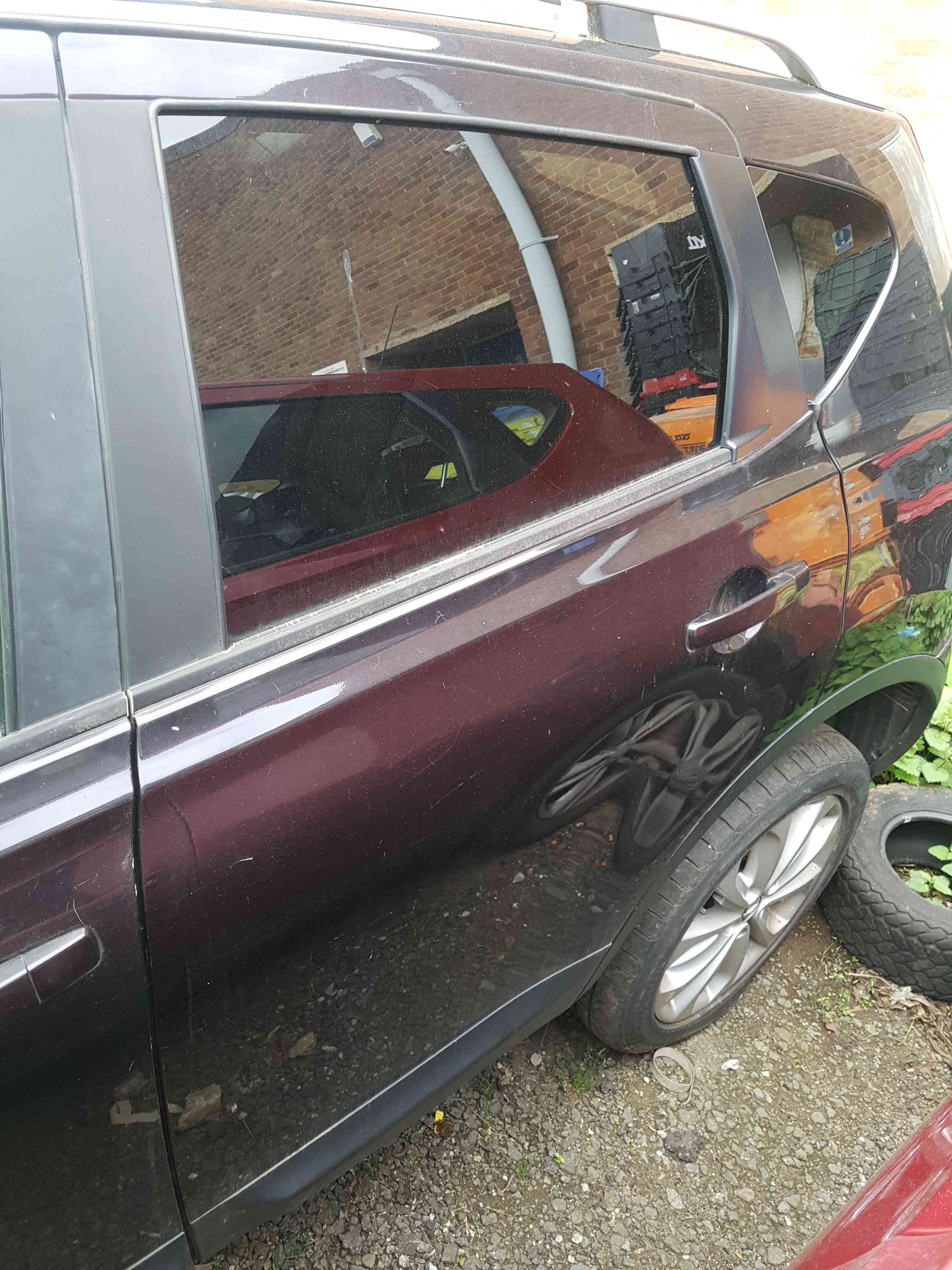 Thumb 4 Nissan Qashqai MK2 2006-2013 Passenger NSR Rear Door GAB Nightshade Purple