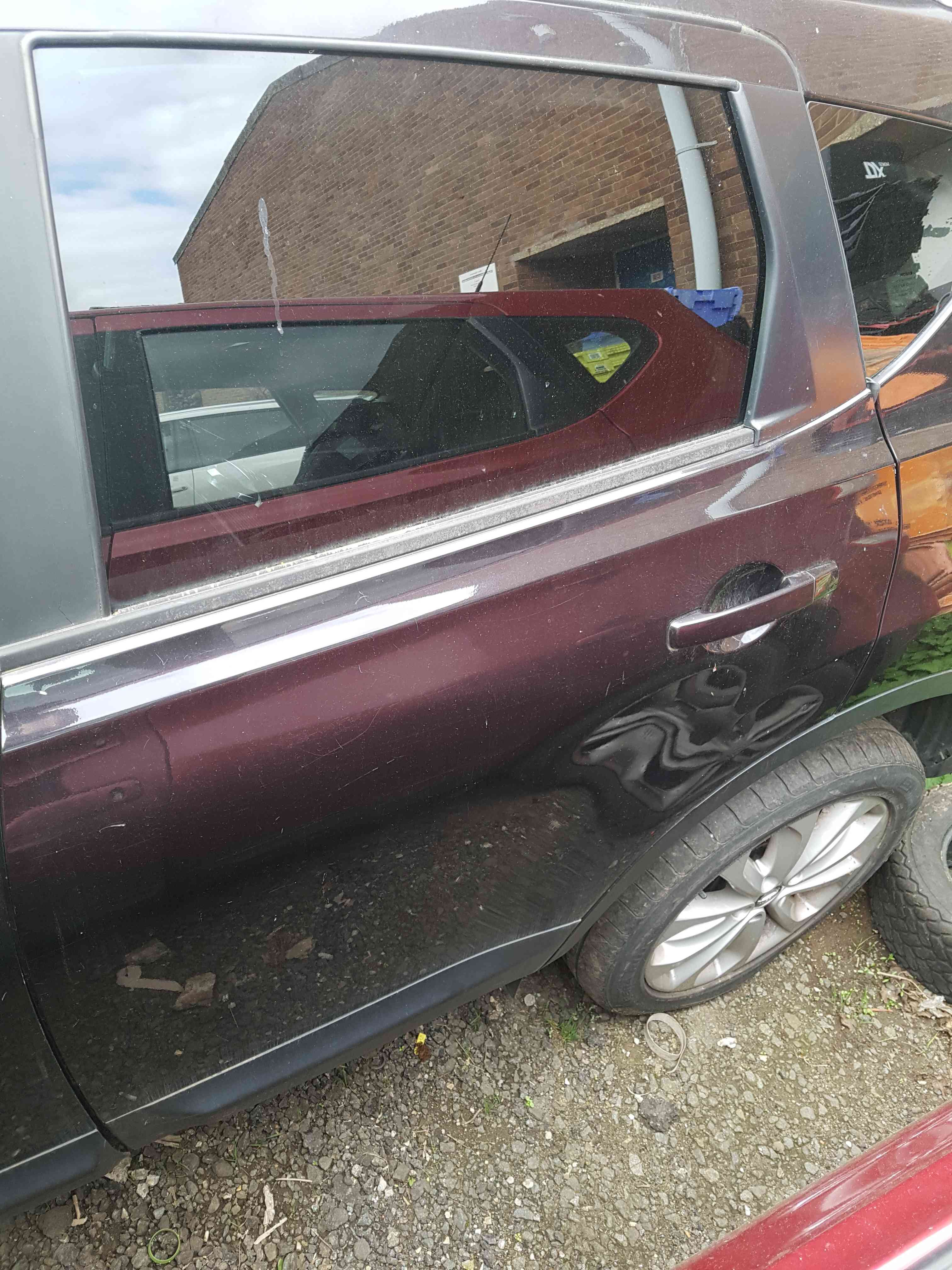 Thumb 6 Nissan Qashqai MK2 2006-2013 Passenger NSR Rear Door GAB Nightshade Purple