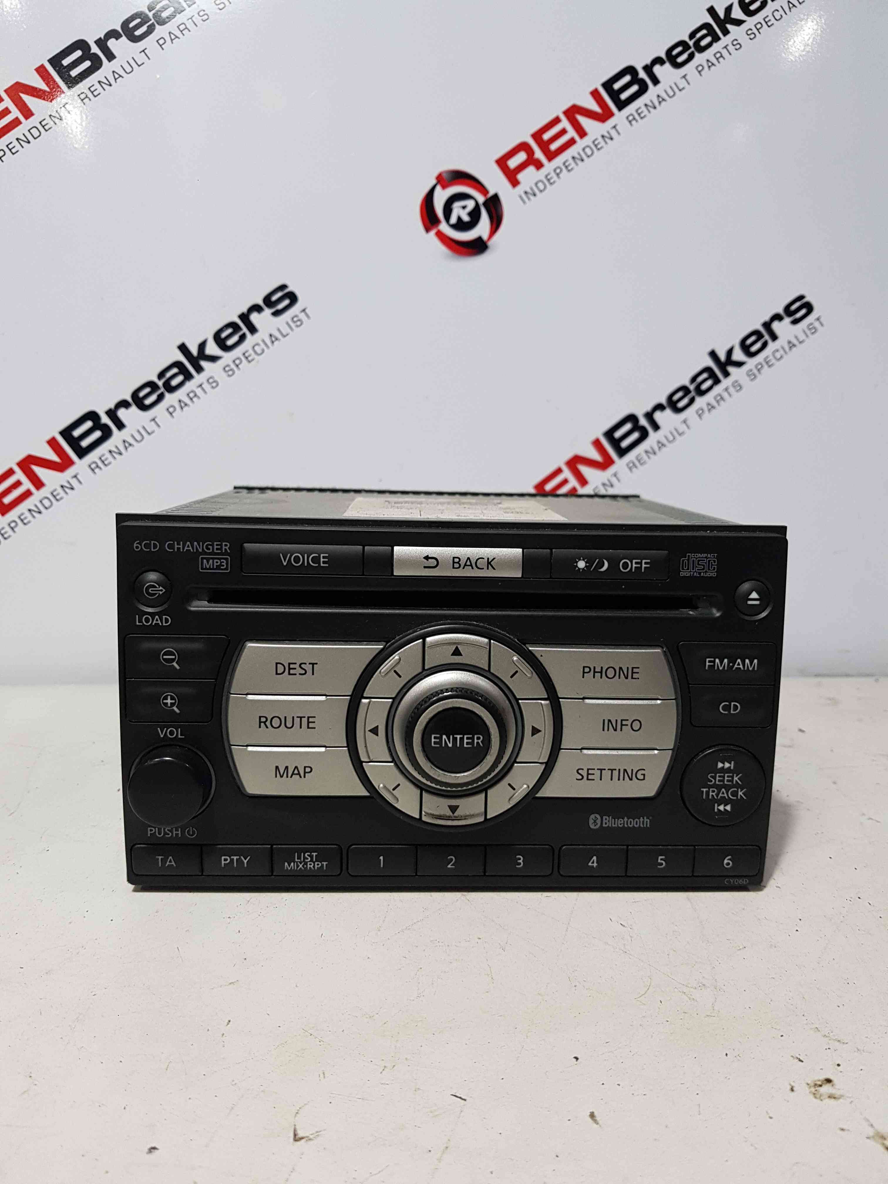 Thumb 2 Nissan Qashqai MK2 2006-2013 SAT Nav Cd Player Head Unit 28185Jg400 no code