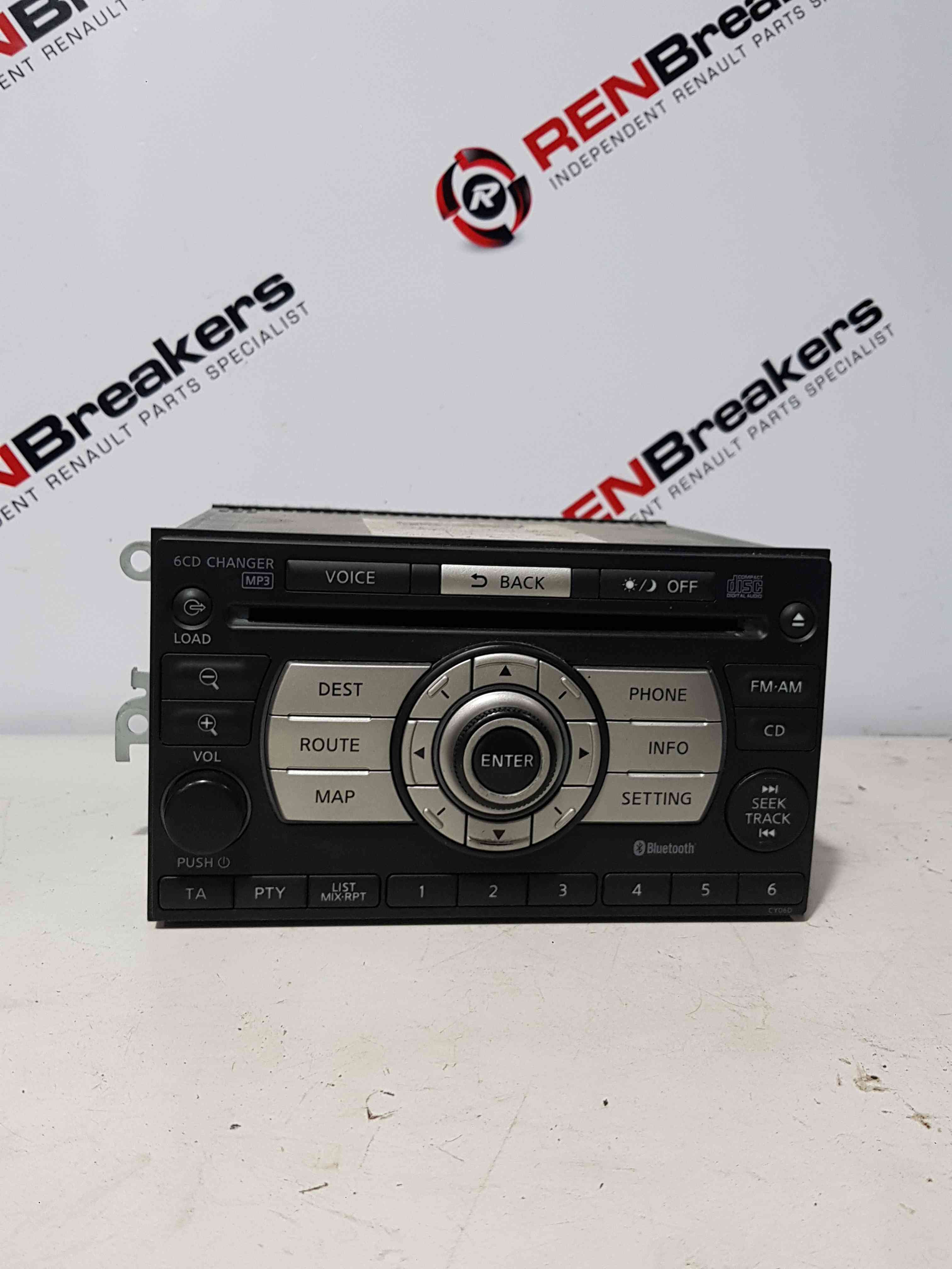 Thumb 6 Nissan Qashqai MK2 2006-2013 SAT Nav Cd Player Head Unit 28185Jg400 no code