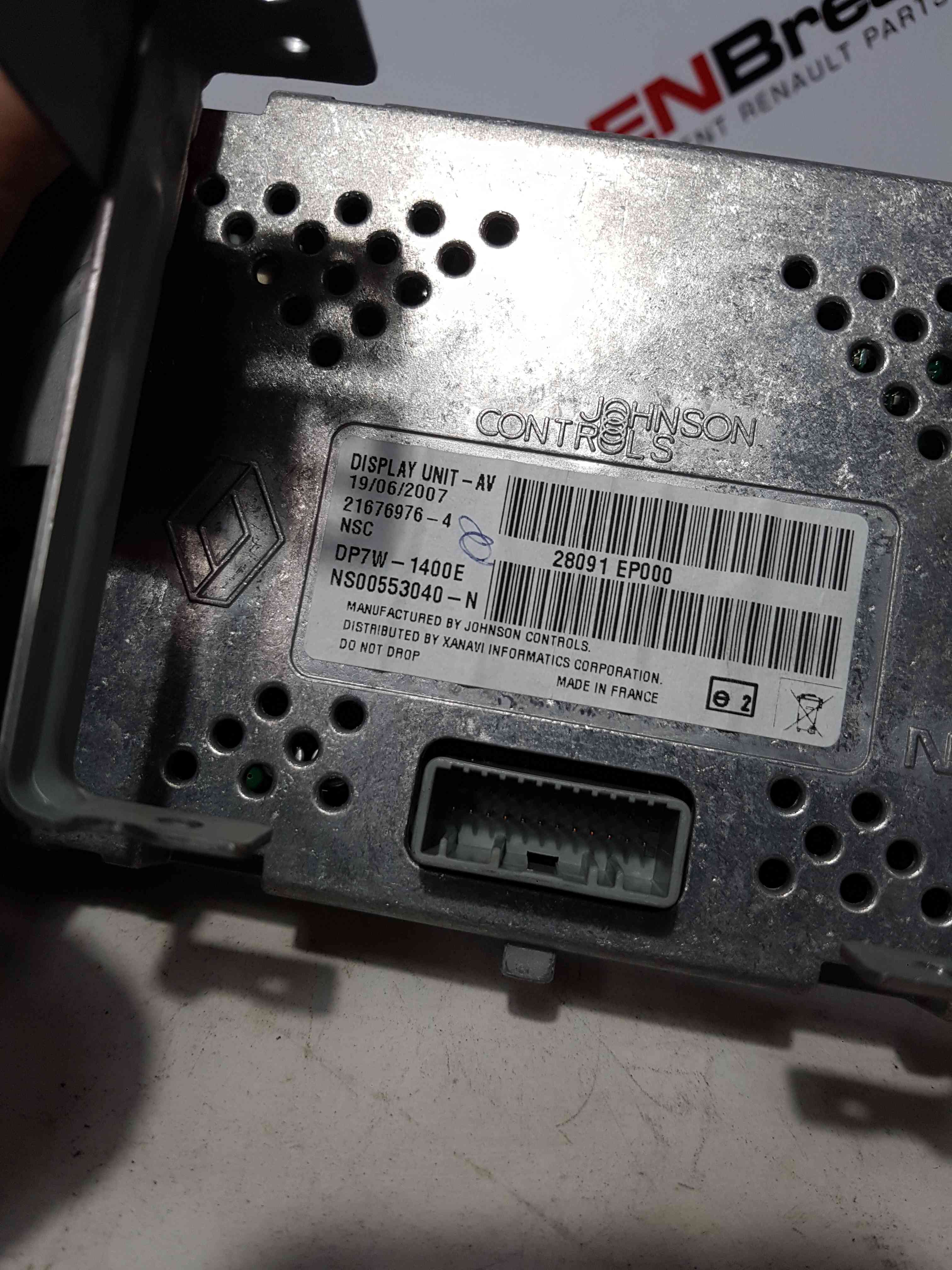 Thumb 6 Nissan Qashqai MK2 2006-2013 SAT Nav Navigation Screen Display Control 21676976