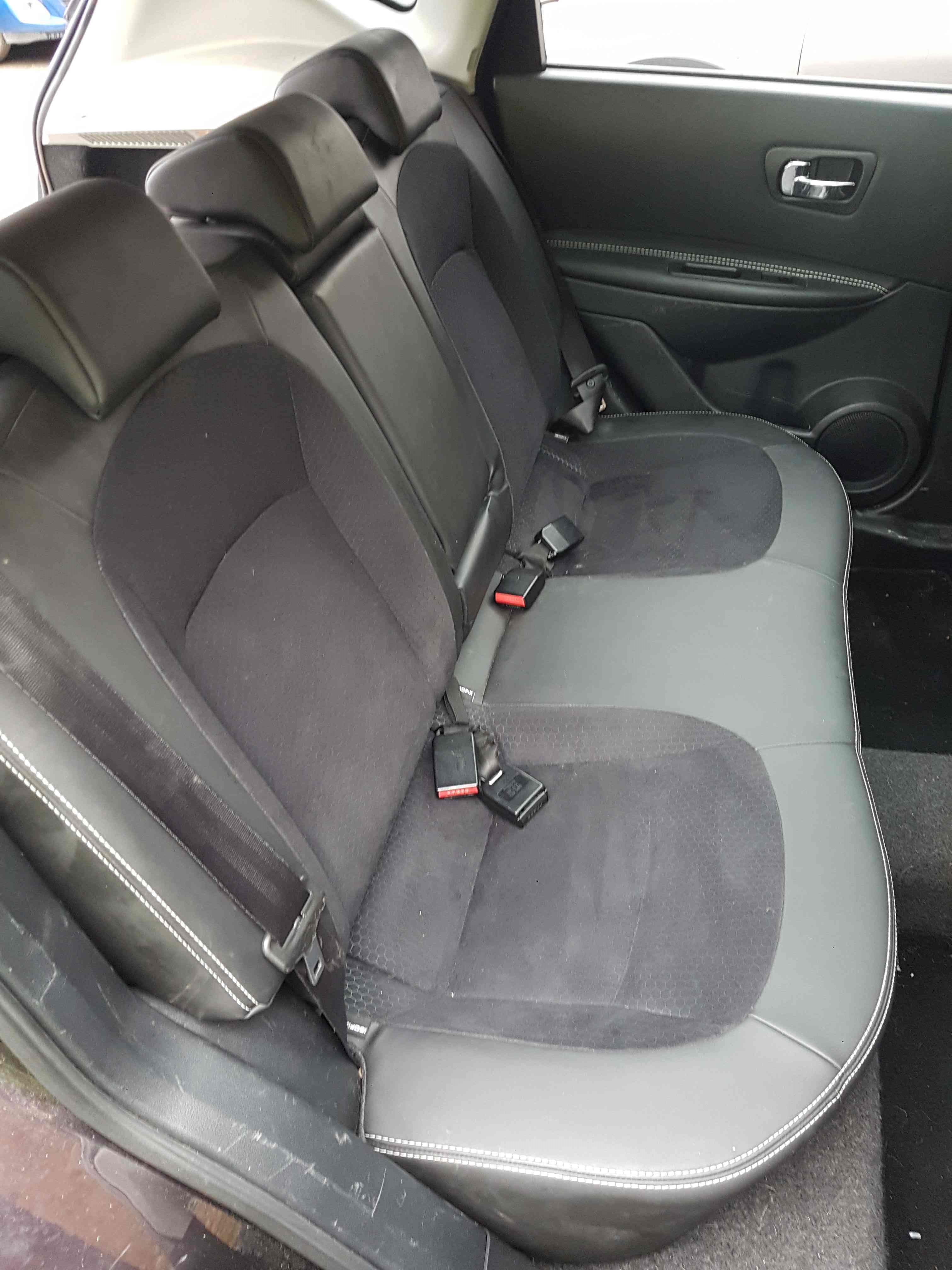 Thumb 3 Nissan Qashqai MK2 2013-2017 Half Leather Seats Driver Passenger Rear SET 