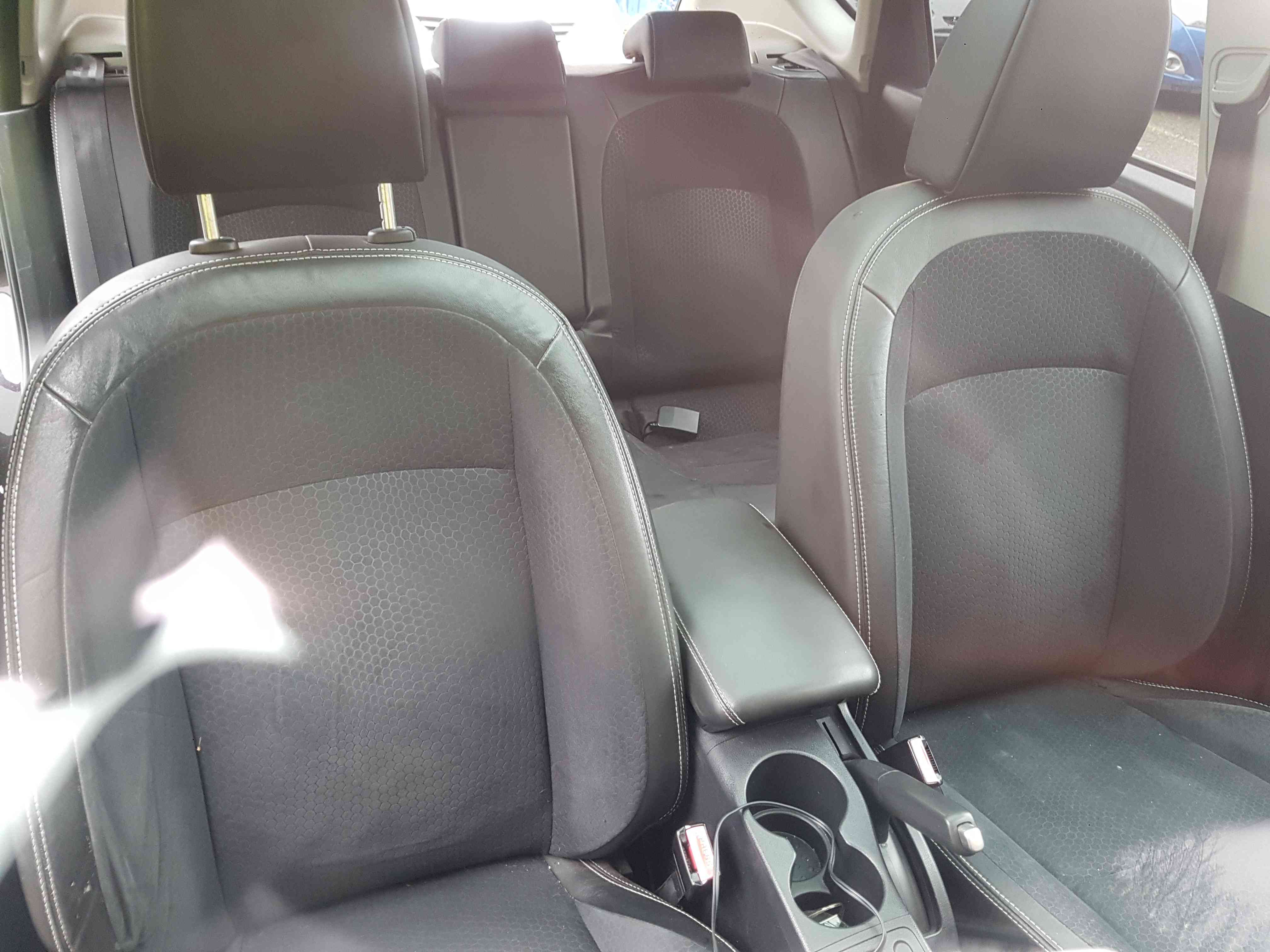 Thumb 8 Nissan Qashqai MK2 2013-2017 Half Leather Seats Driver Passenger Rear SET 