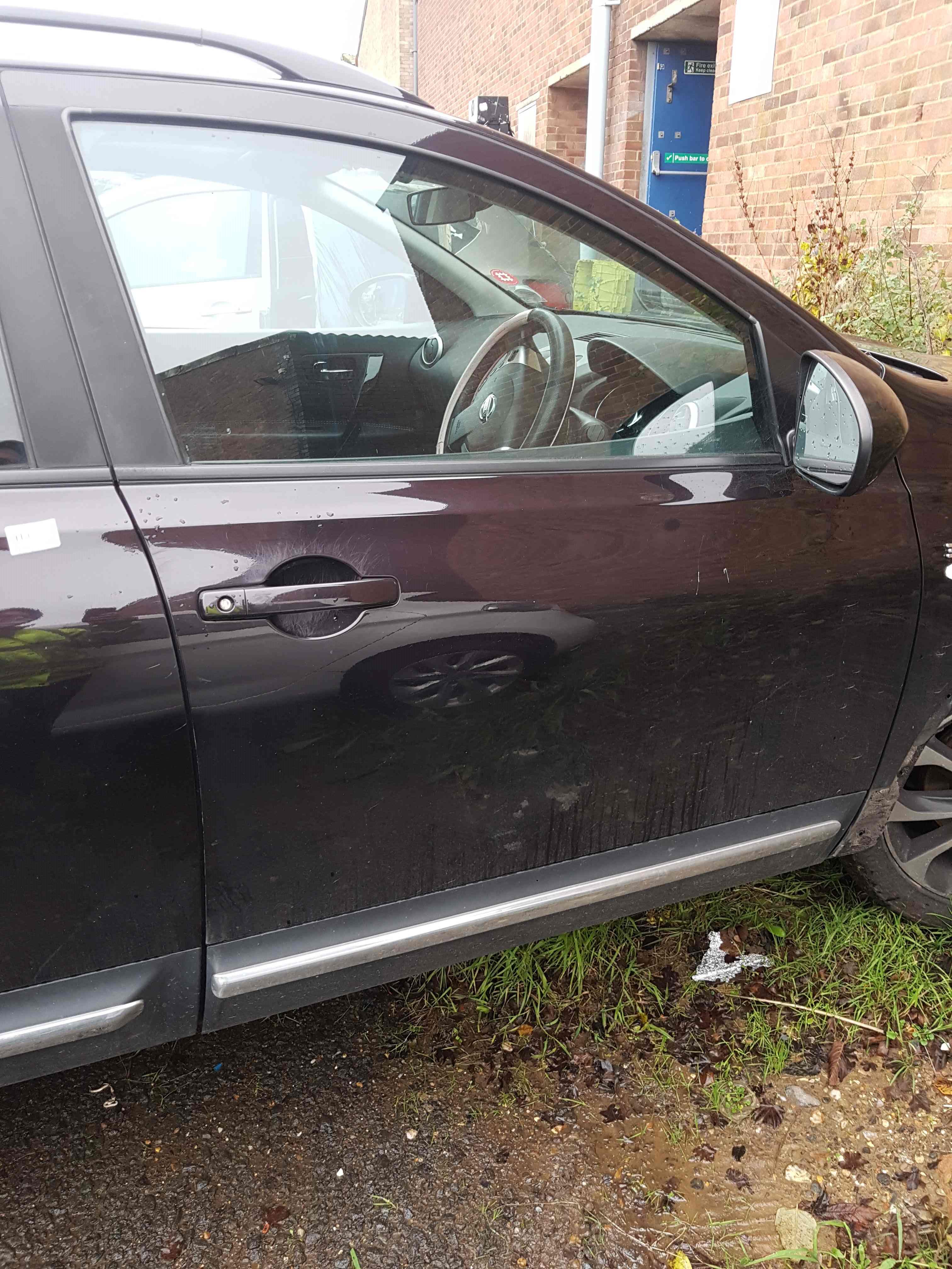 Thumb 2 Nissan Qashqai MK2 2013-2017 OSF Driver Front Door GAB Nightshade Purple 