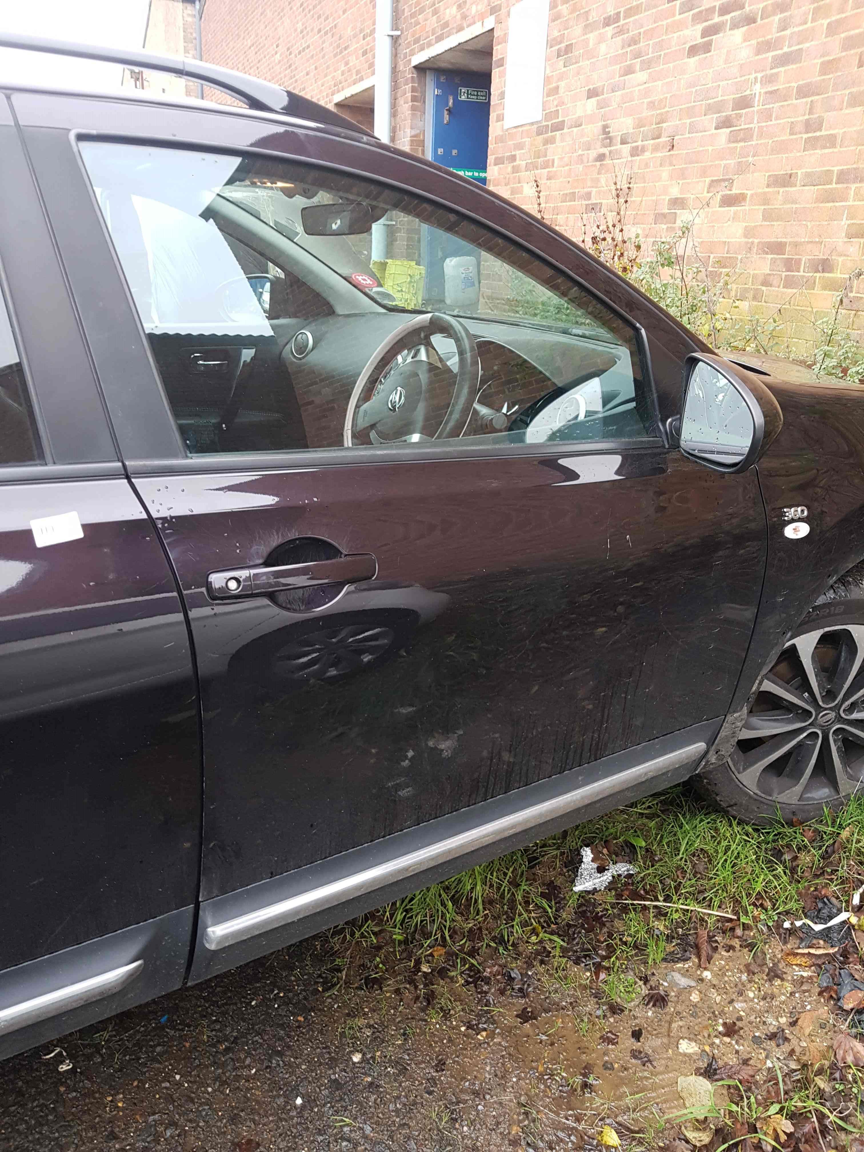 Thumb 6 Nissan Qashqai MK2 2013-2017 OSF Driver Front Door GAB Nightshade Purple 