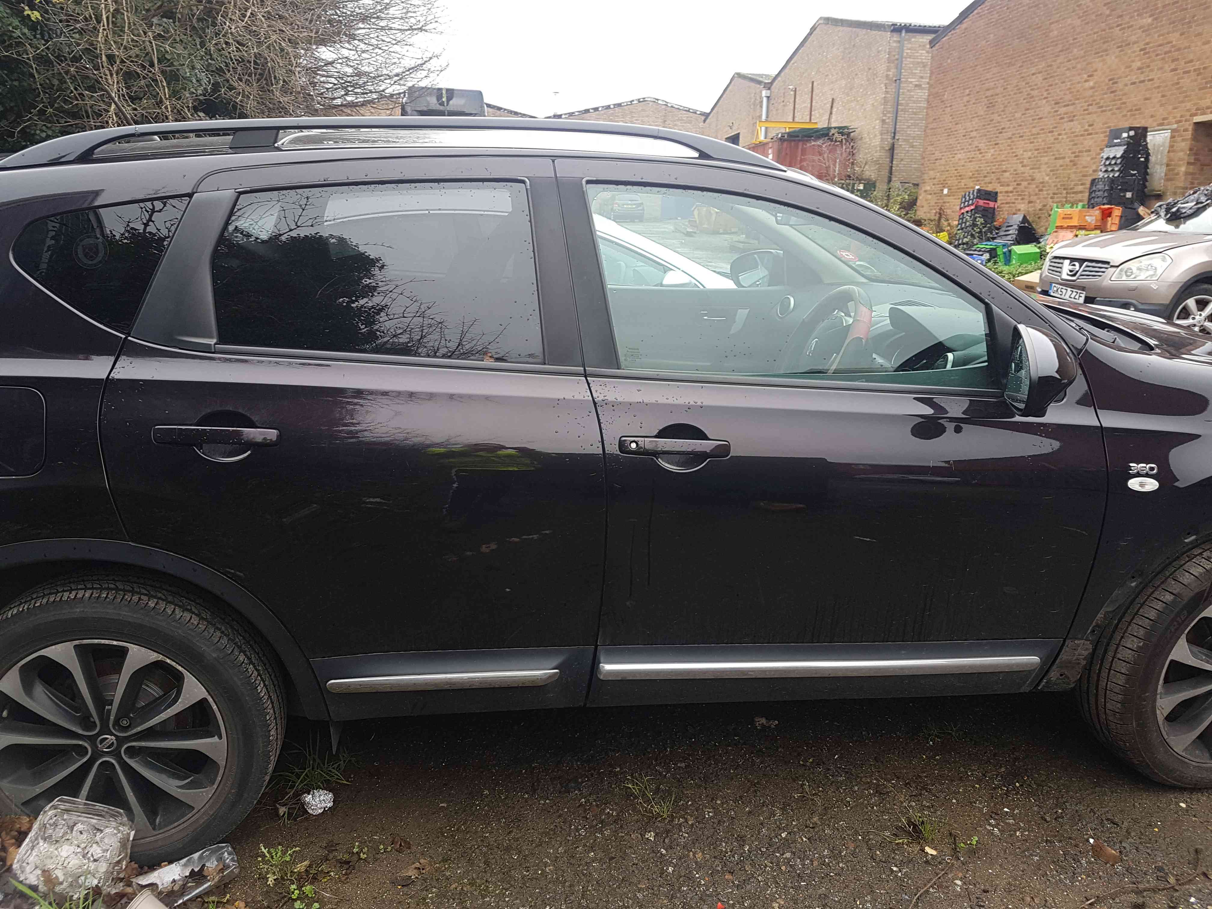 Thumb 2 Nissan Qashqai MK2 2013-2017 OSR Passenger Rear Door GAB Nightshade Purple