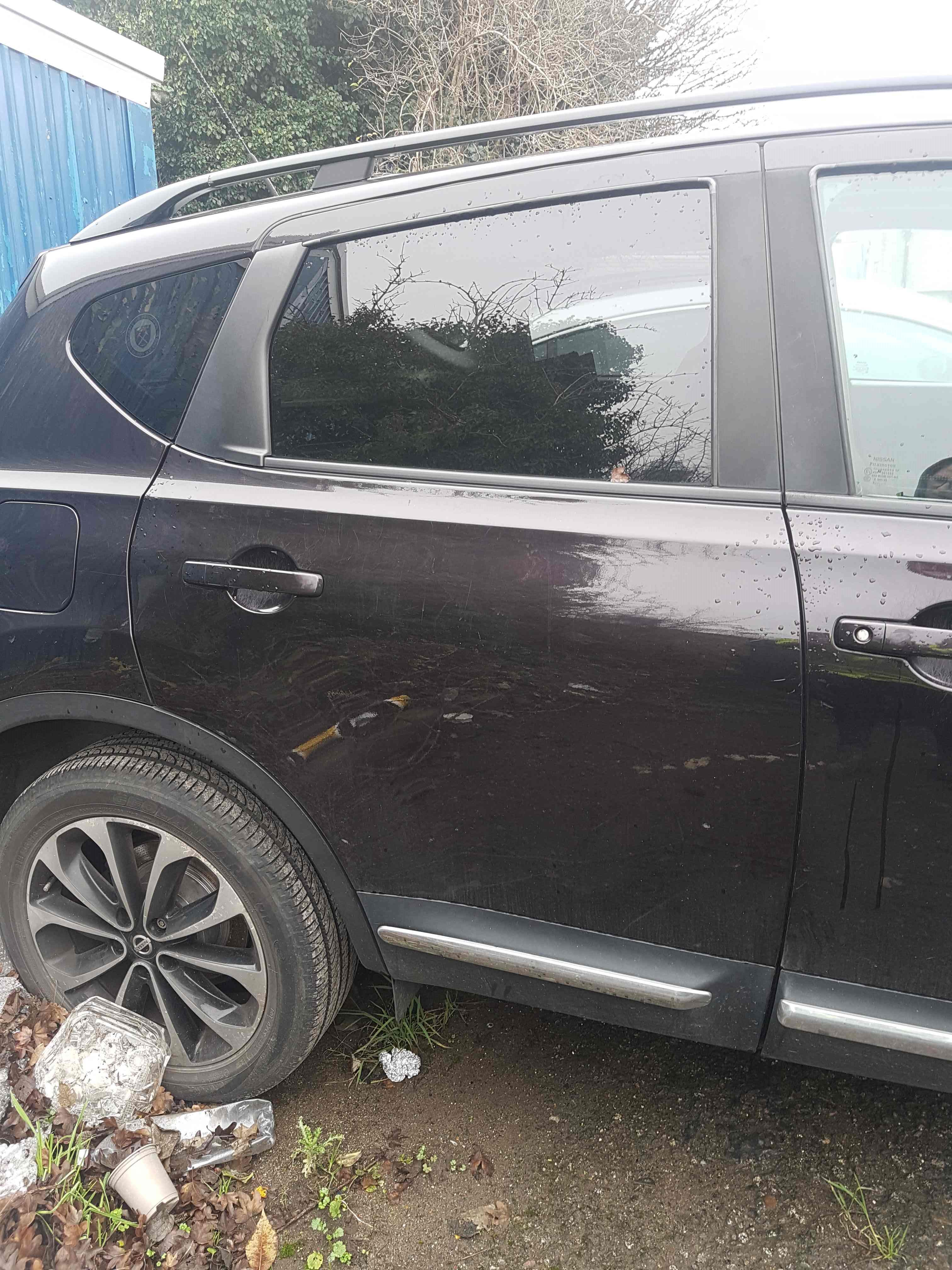 Nissan Qashqai MK2 2013-2017 OSR Passenger Rear Door GAB Nightshade Purple