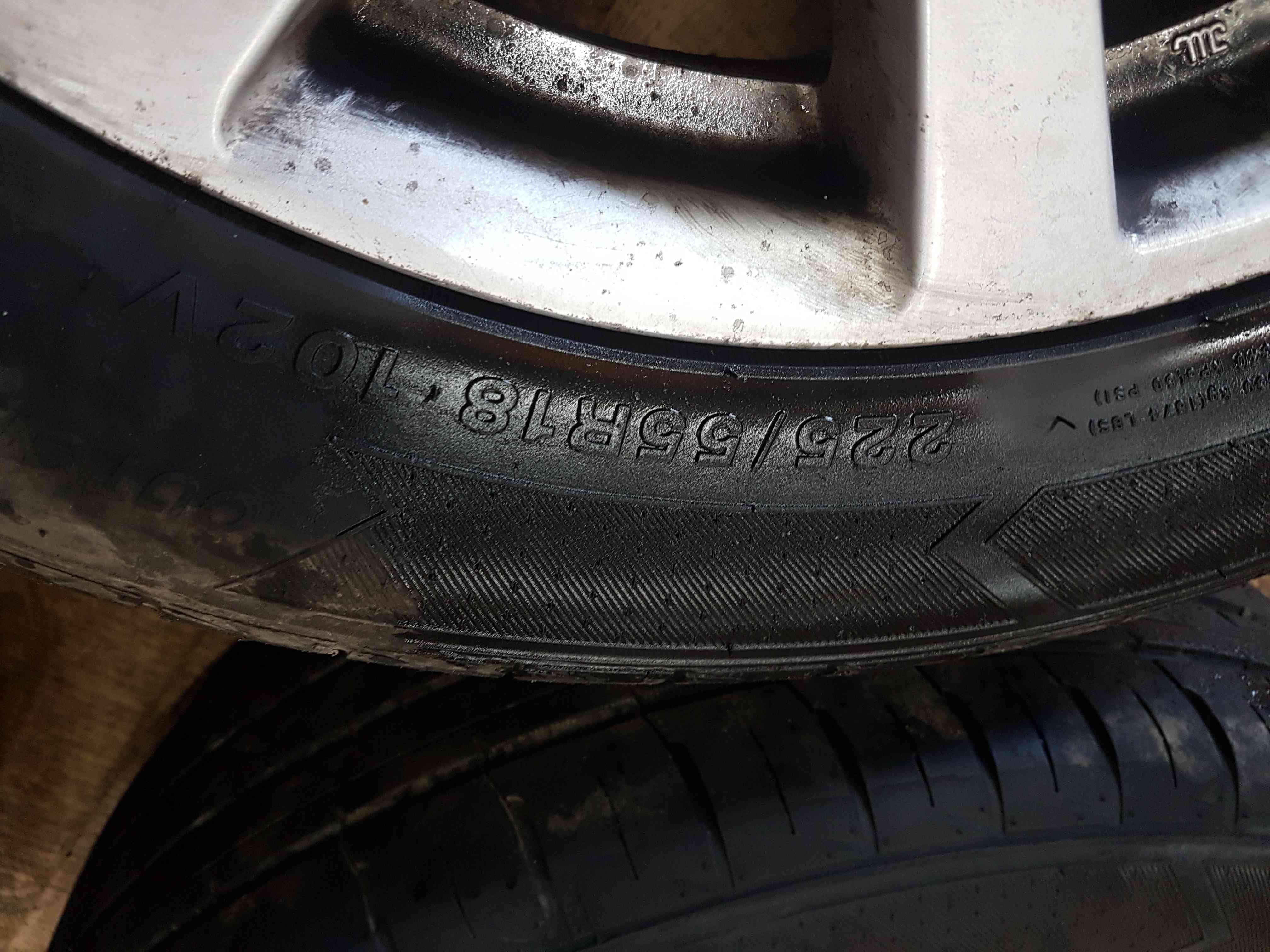 Thumb 6 Nissan X-Trail Tekna 2011-2014 Alloy Wheel 225 55 18 5Mm 4/5 SET X4