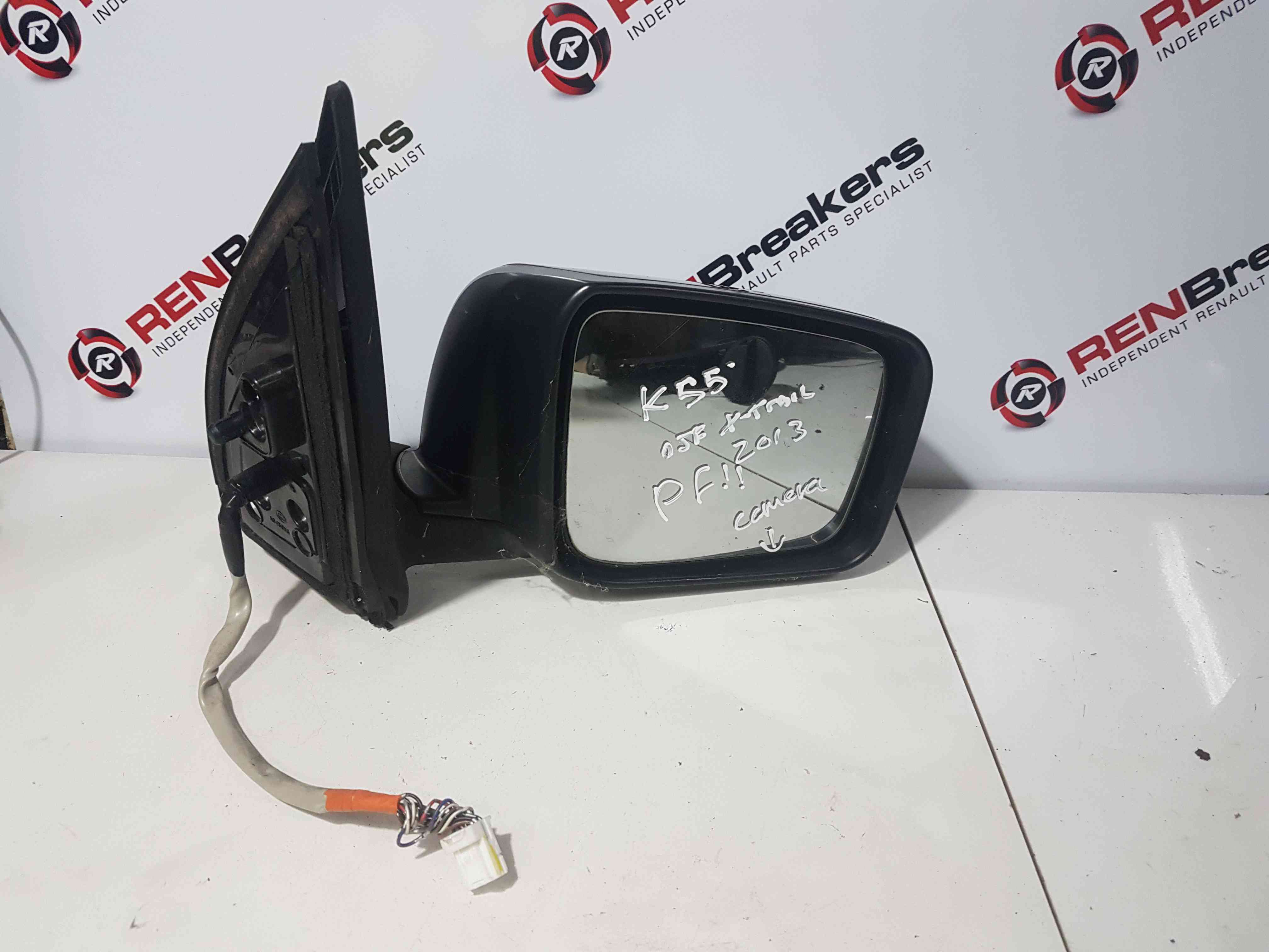 Nissan X-Trail Tekna 2011-2014 Drivers Os Wing Mirror Brown With Camera K55