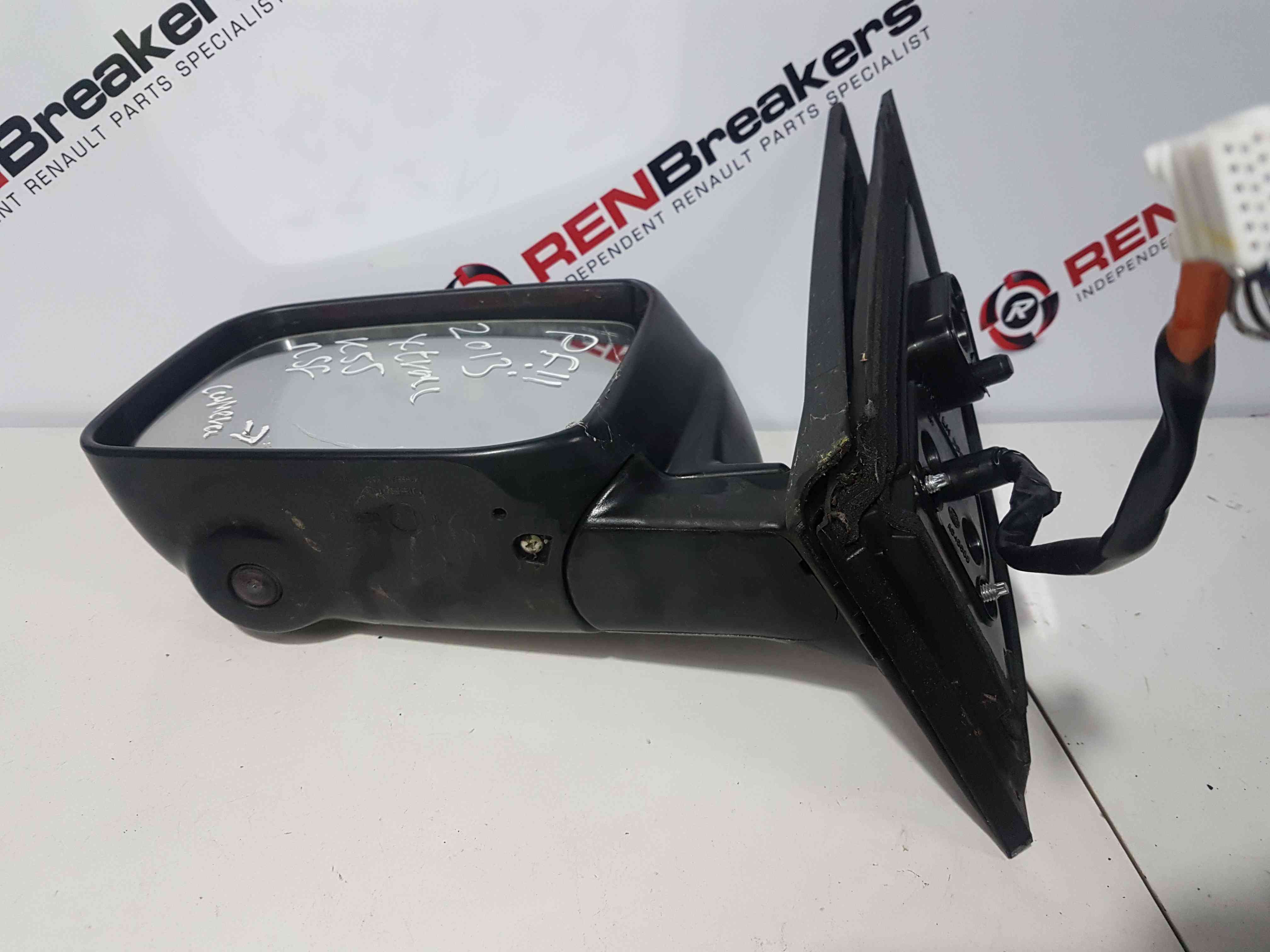 Thumb 8 Nissan X-Trail Tekna 2011-2014 Passenger Ns Wing Mirror Brown With Camera K55