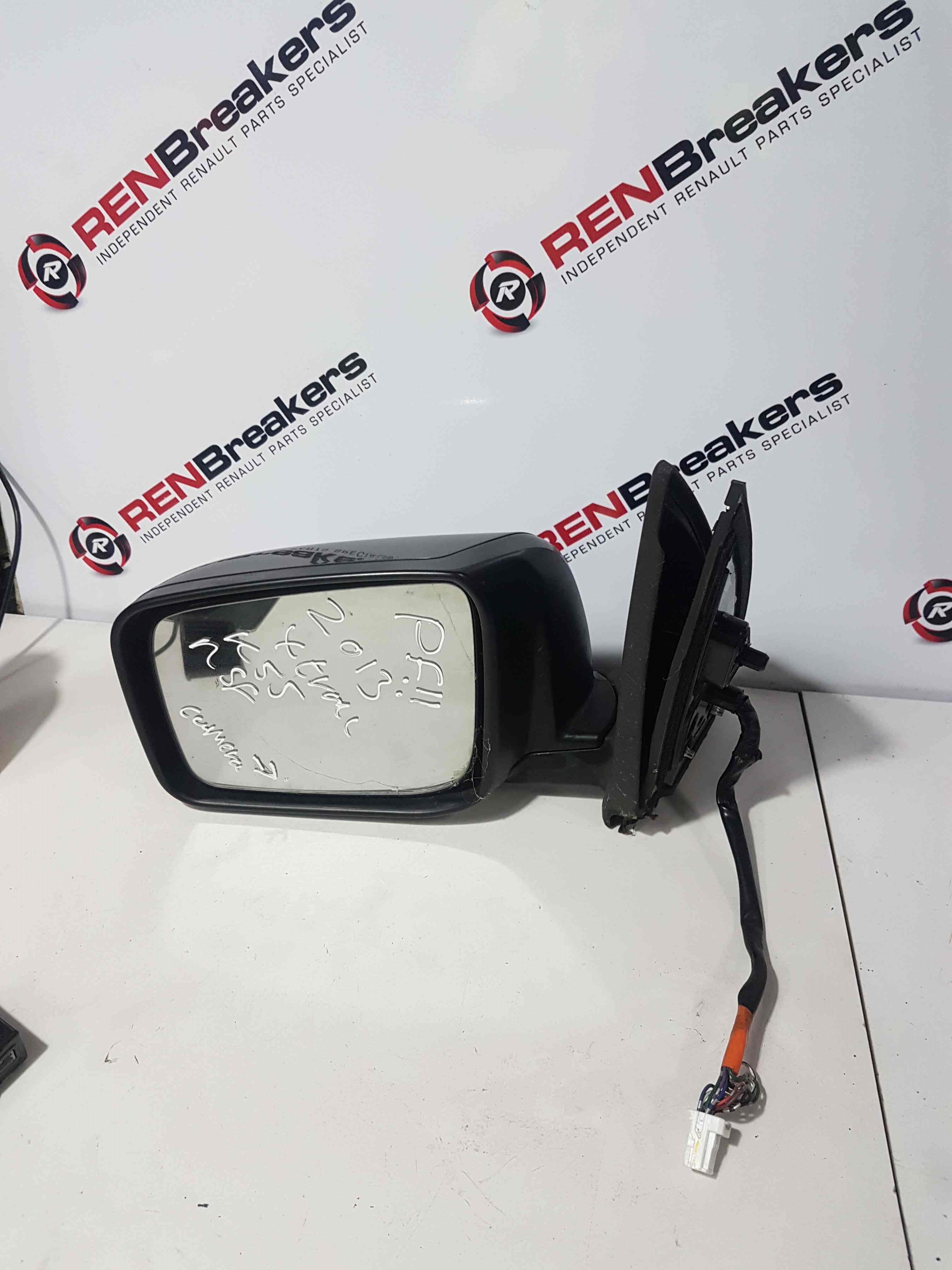 Nissan X-Trail Tekna 2011-2014 Passenger Ns Wing Mirror Brown With Camera K55