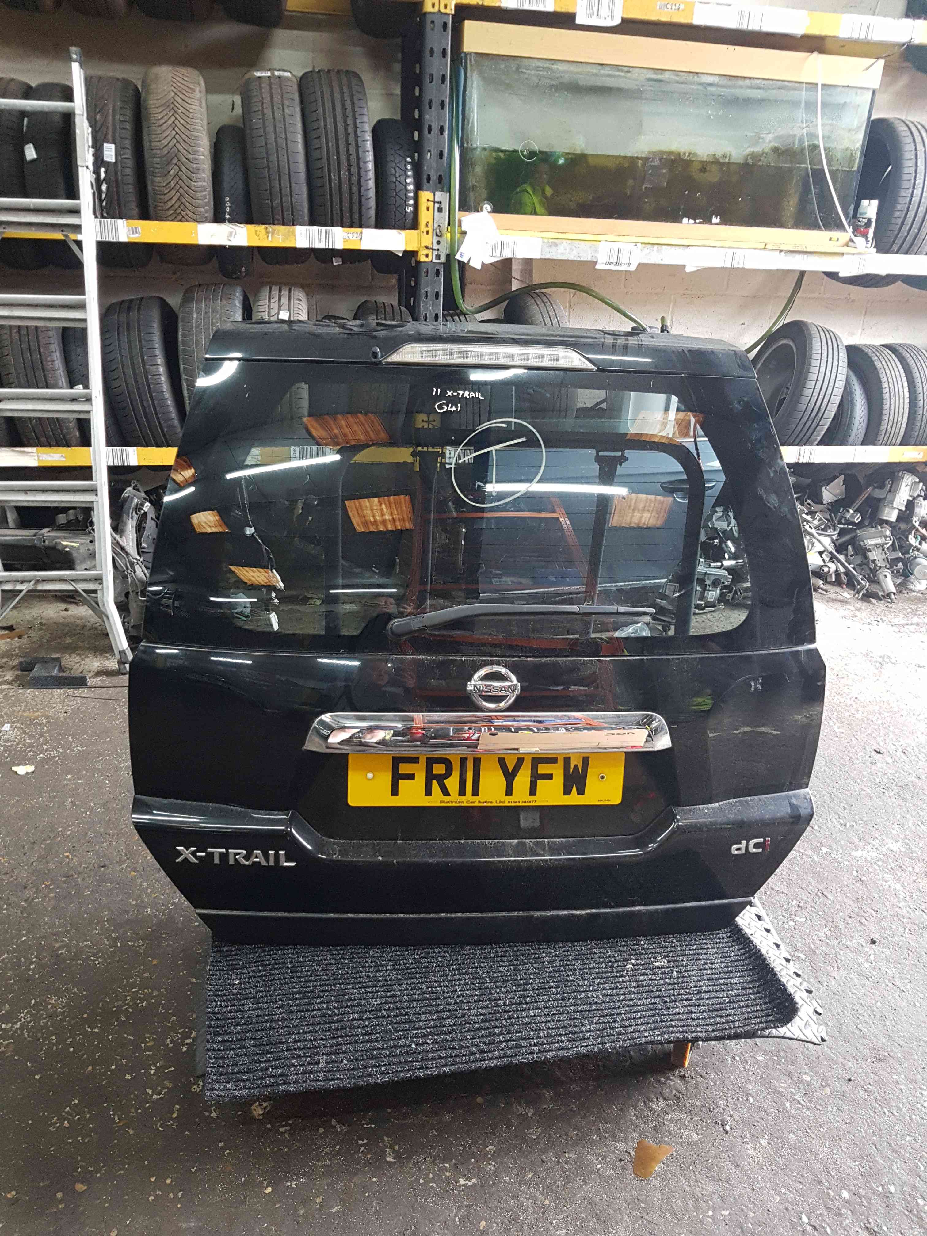 Thumb 2 Nissan X-Trail Tekna 2011-2014 Rear Tailgate Boot Black G41