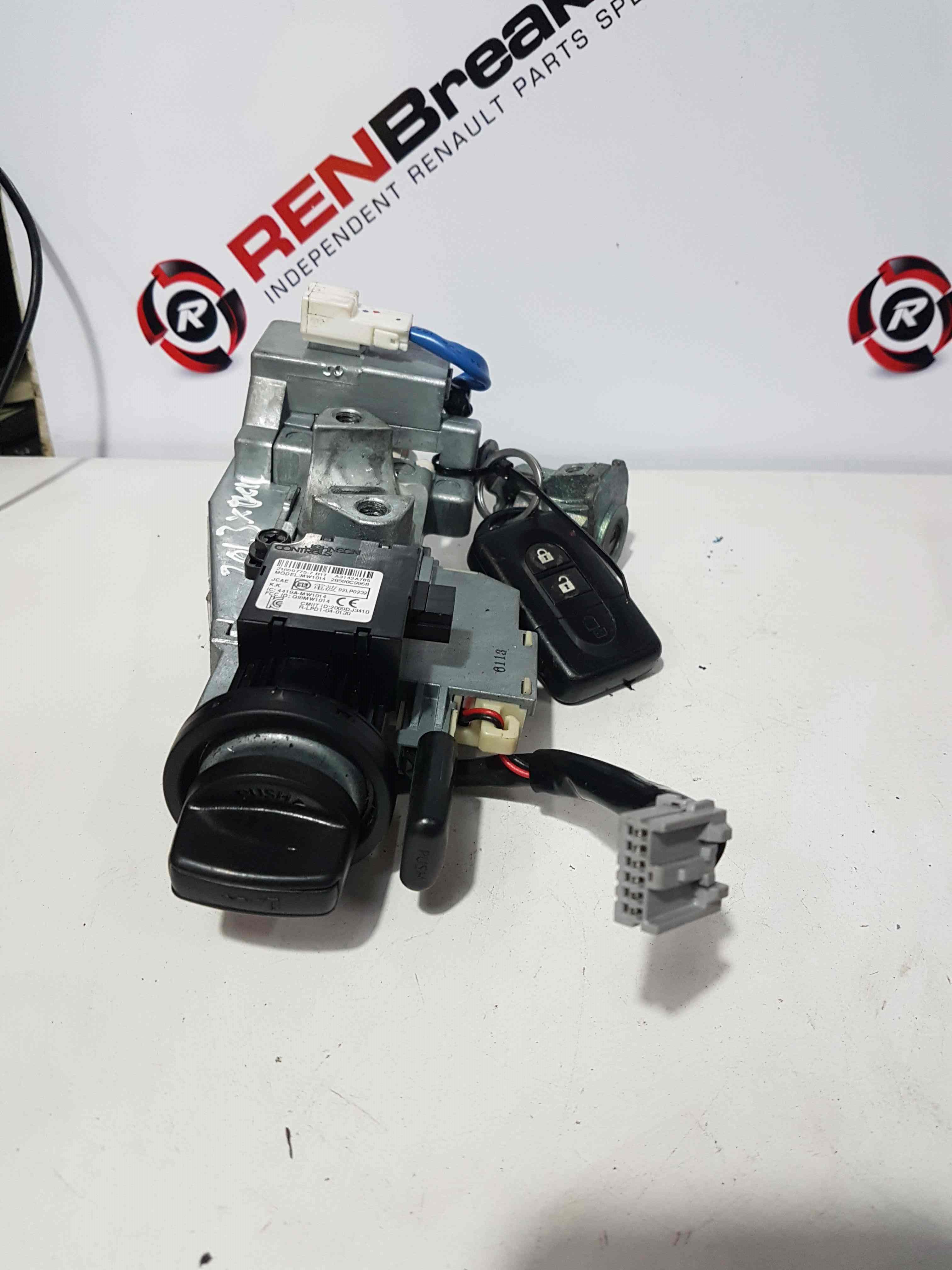 Thumb 7 Nissan X-Trail Tekna T31 2011-2014 Ignition Barrel Switch KEY Door Lock KEY Less