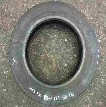 Part Worn Tyre 175 65 14 5mm