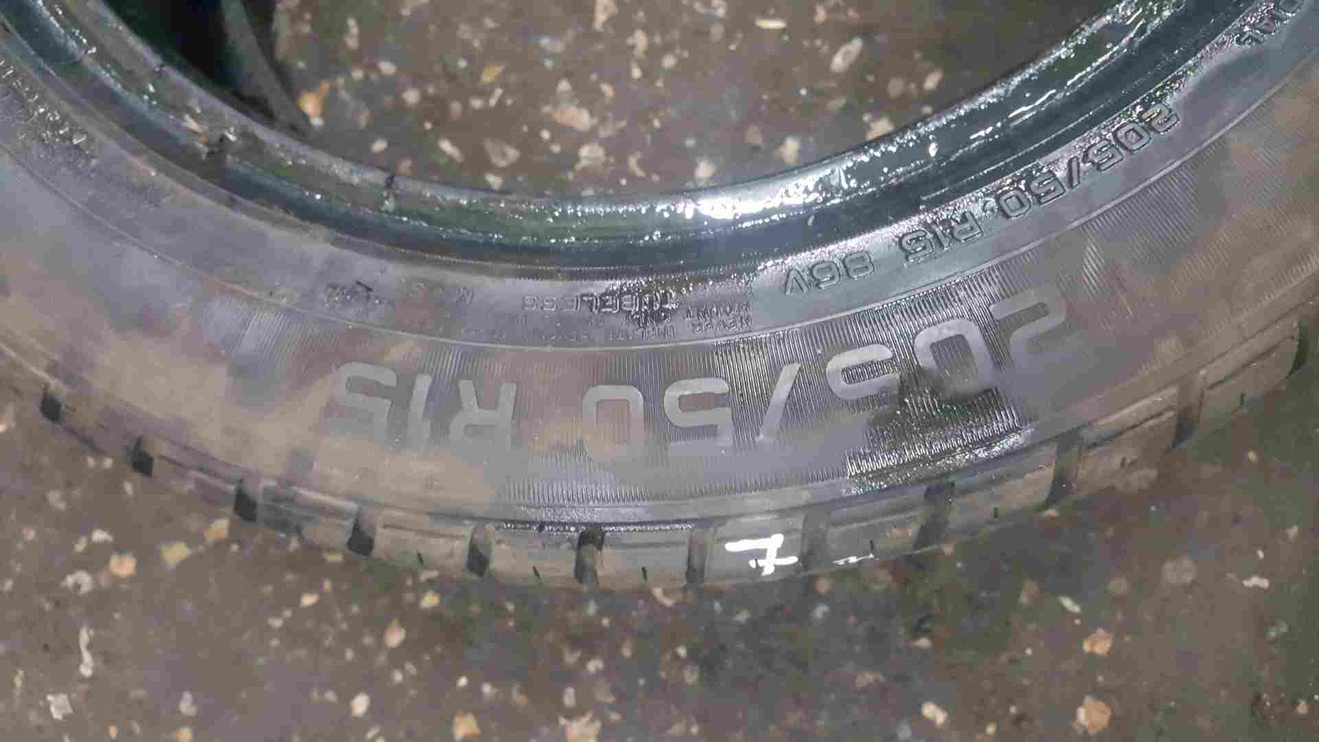 Thumb 2 Part Worn Tyre 205 50 15 7mm Tread 2000-2022