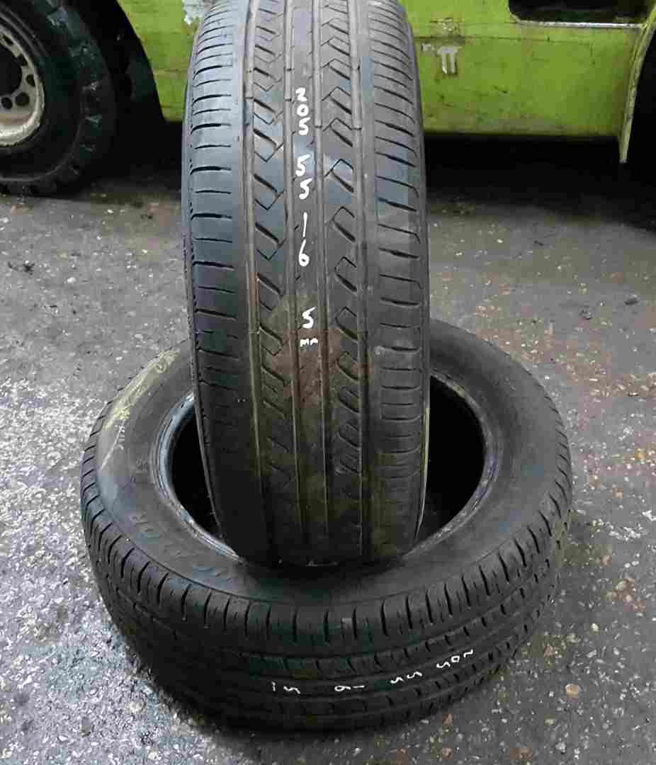 Part Worn Tyre 205 55 16 5mm X2