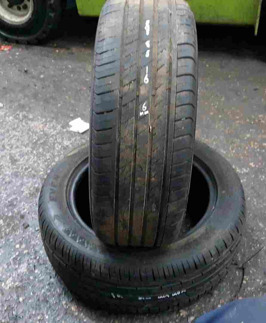 Part Worn Tyre 205 55 16 6mm X2