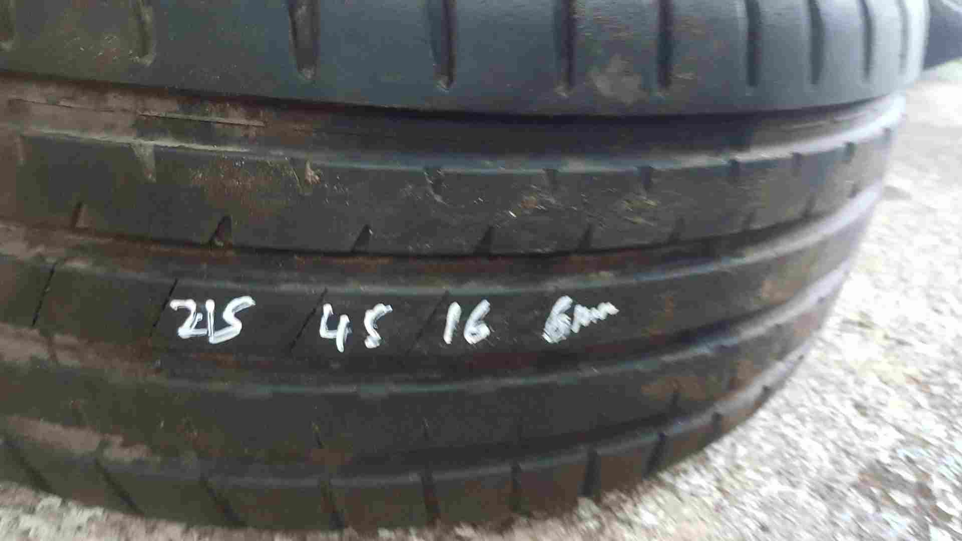 Thumb 2 Part Worn Tyre 215 45 16 6Mm Tread 2000-2022 DOESNOTAPPLY