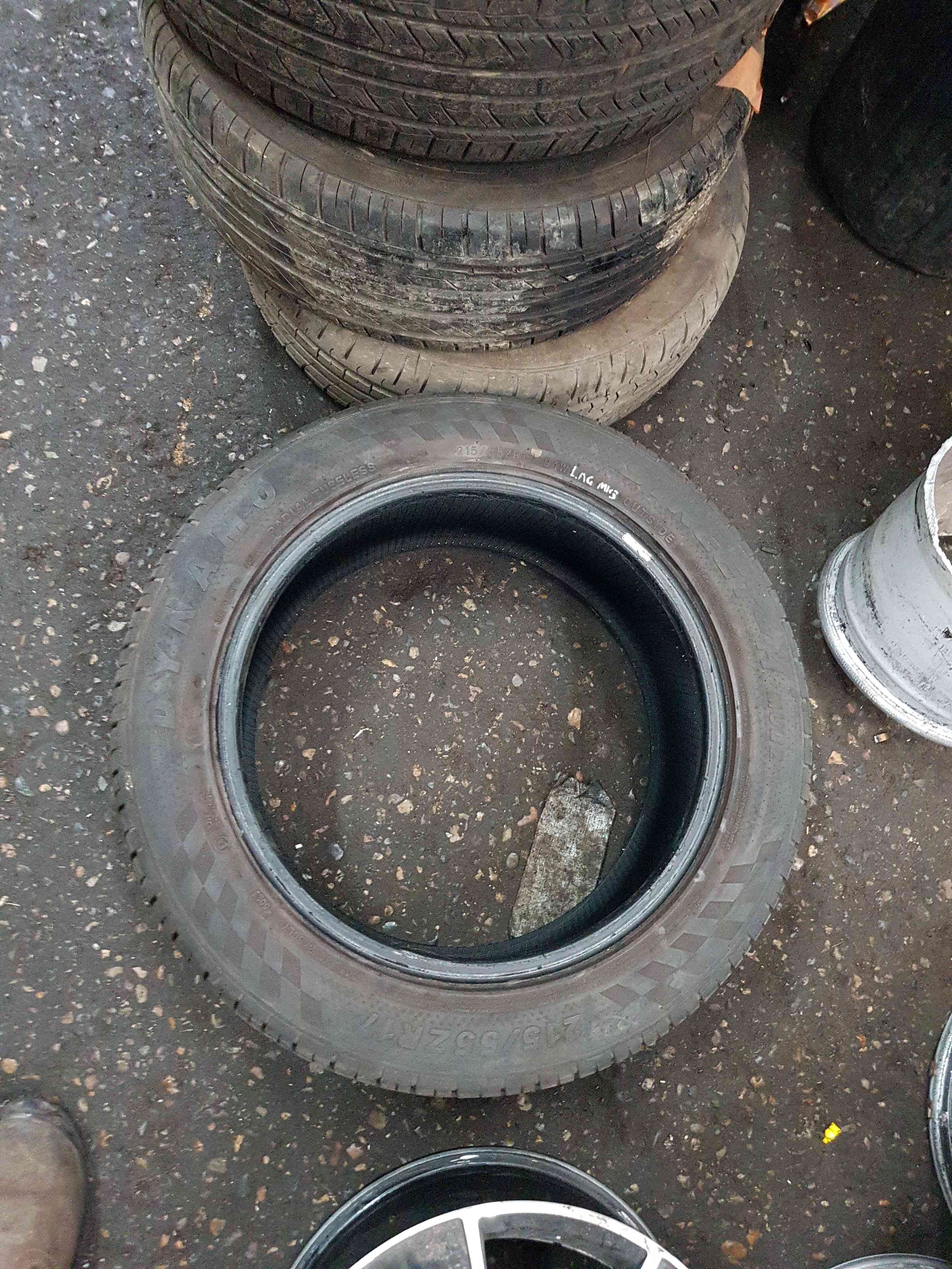 Thumb 2 Part Worn Tyre 215 55 17 7mm Tread 1998-2021 4/5