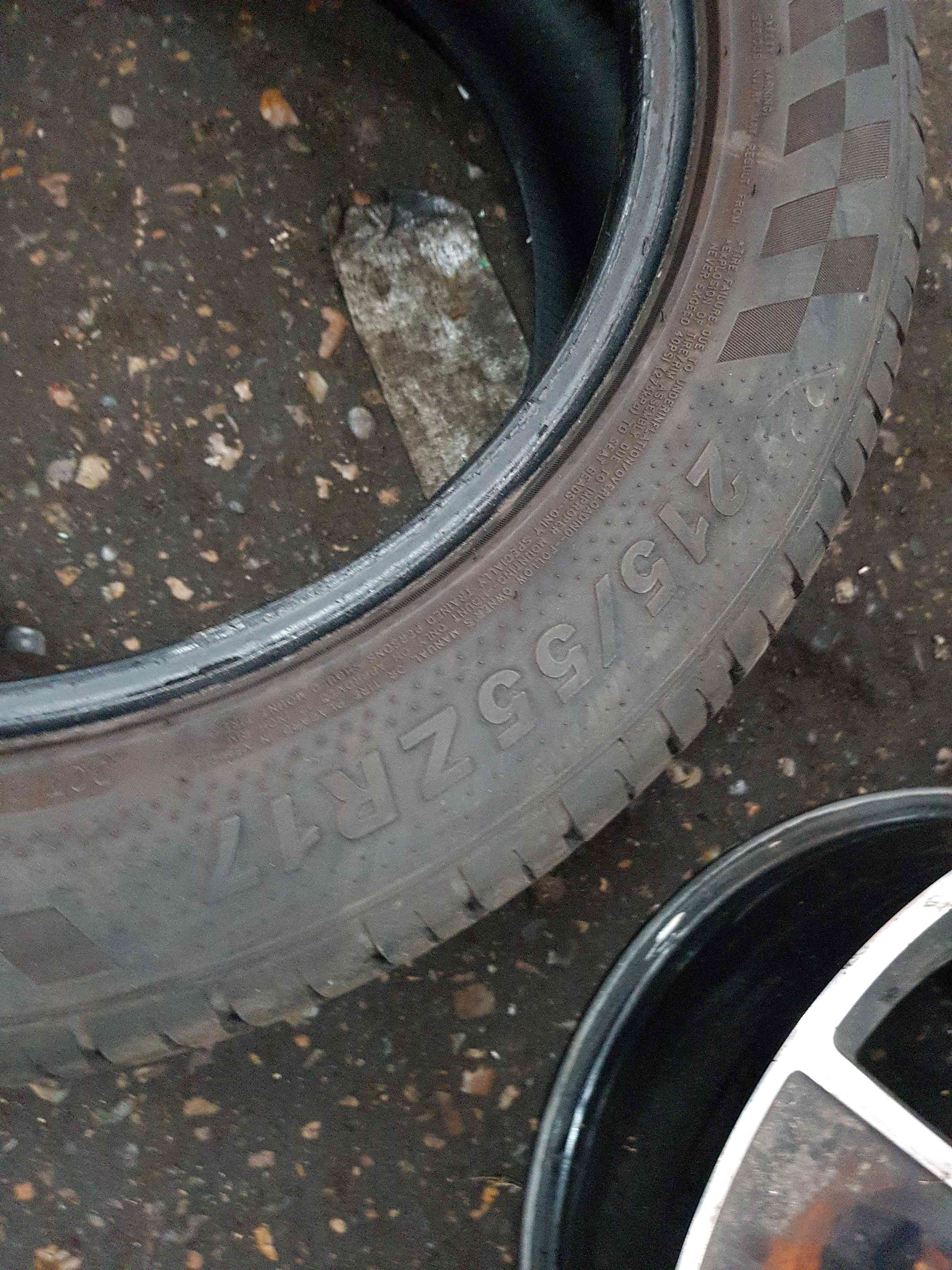 Thumb 3 Part Worn Tyre 215 55 17 7mm Tread 1998-2021 4/5