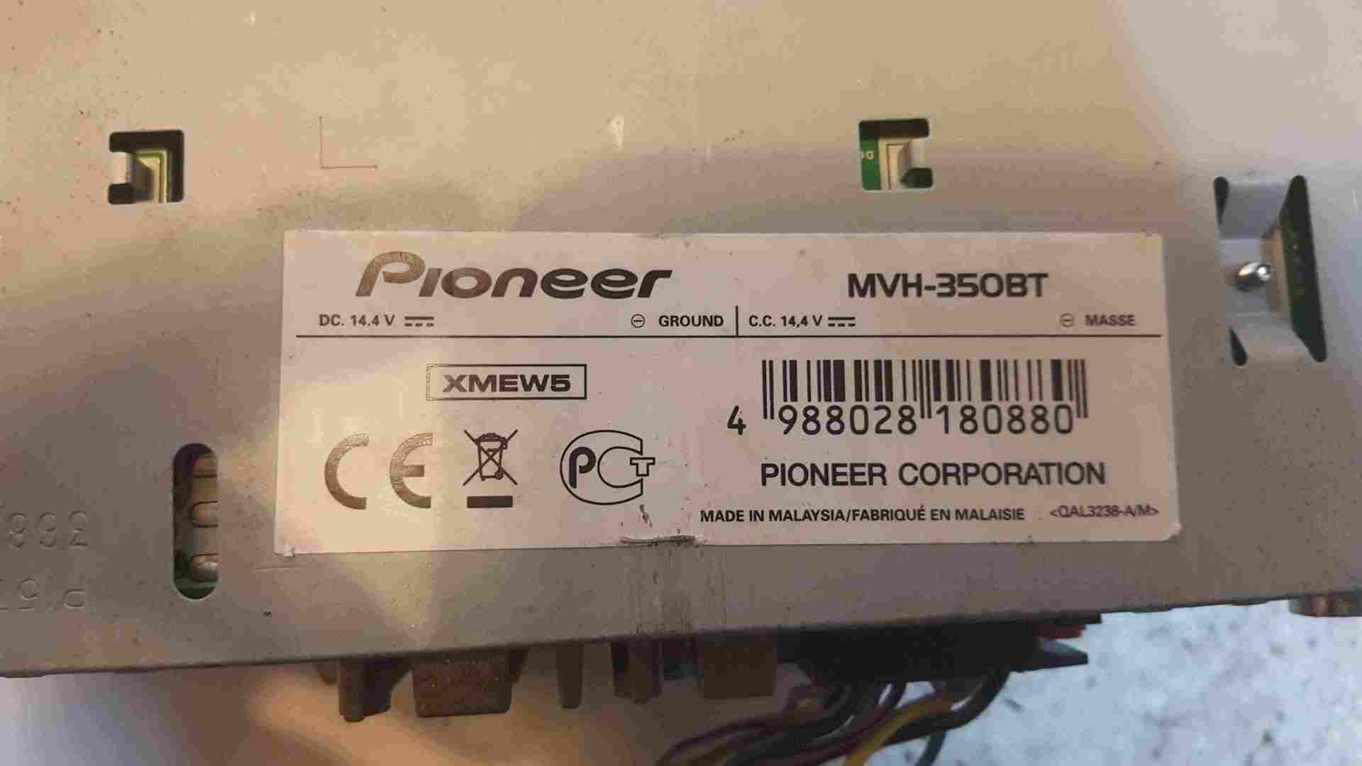 Thumb 2 Pioneer Radio Cd Player USB MVH350BT