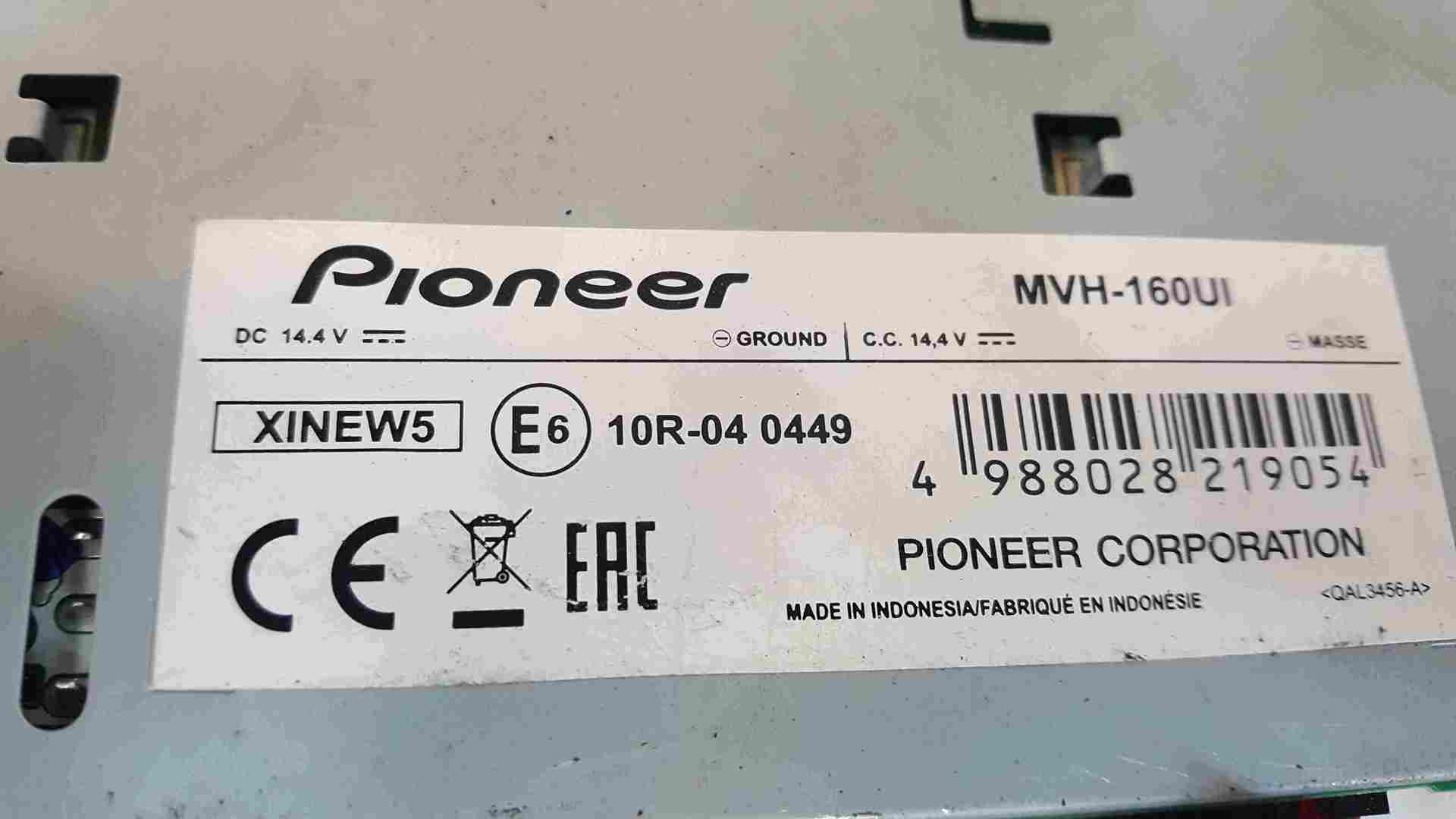 Thumb 3 Pioneer Radio Cd Player USB Port MVH2160UI MVH160UI
