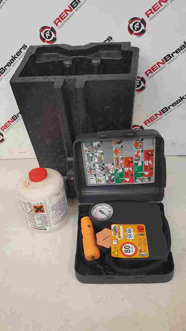 Renault 1998-2020 Puncture Repair Kit Foam Inflator Wheel