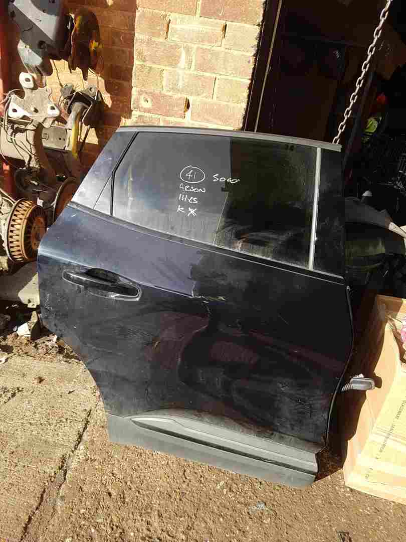 Thumb 2 Renault Arkana MK1 2019-2025 Drivers OSF Rear Door Black Tegxa