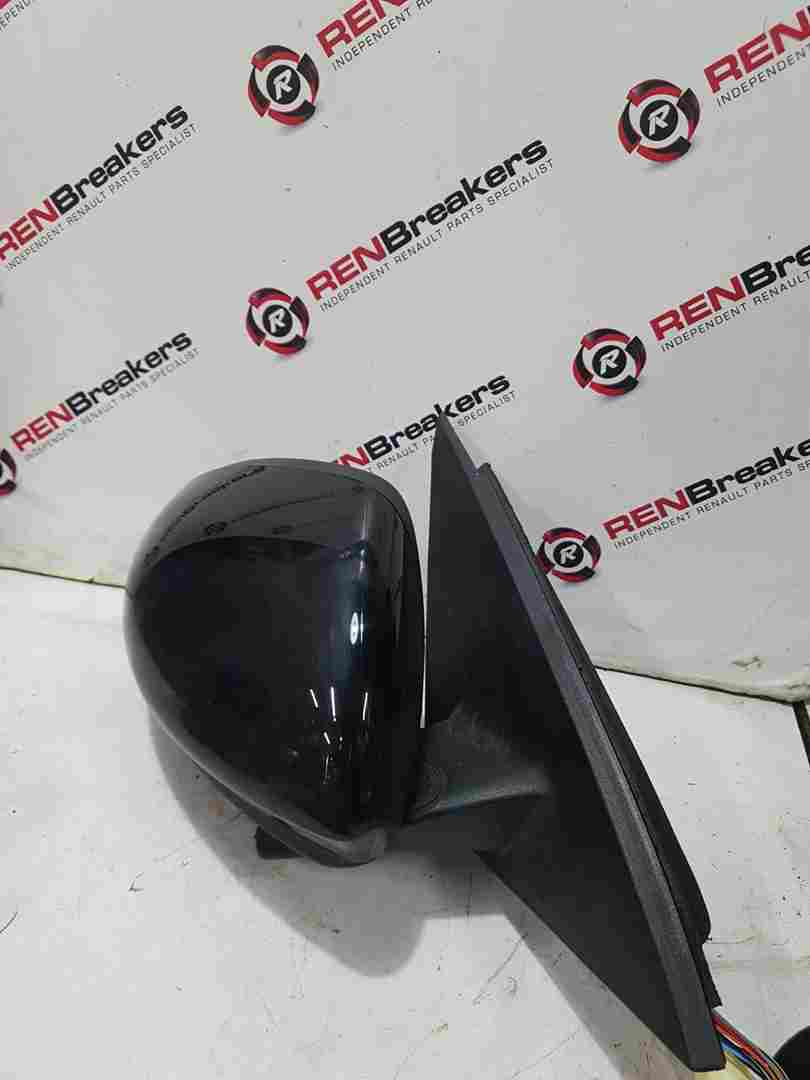 Renault Arkana MK1 2019-2025 Drivers Os Wing Mirror Black Tegxa Power Folding