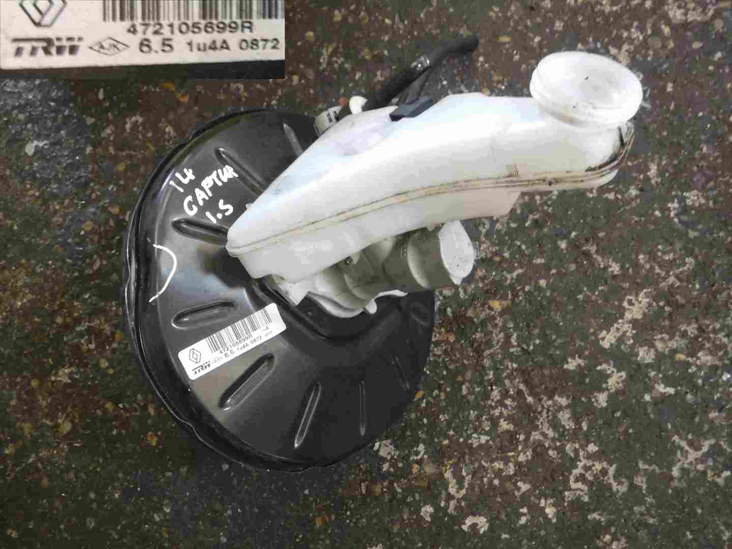 Renault Captur 2013-2015 1.5 dCi Brake Servo + Master Cylinder 472105699R