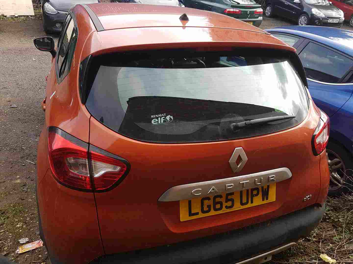 Thumb 3 Renault Captur 2013-2015 Boot Tailgate Door Orange Teenz