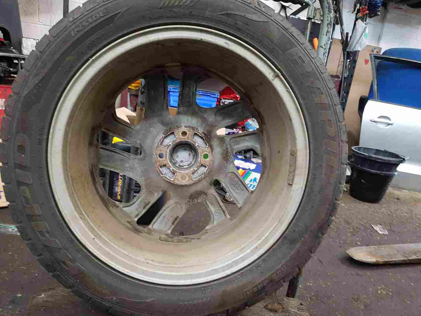 Thumb 4 Renault Captur 2013-2015 Diamond Fastgame Alloy Wheel + Tyre 205 55 17 5Mm 4/5