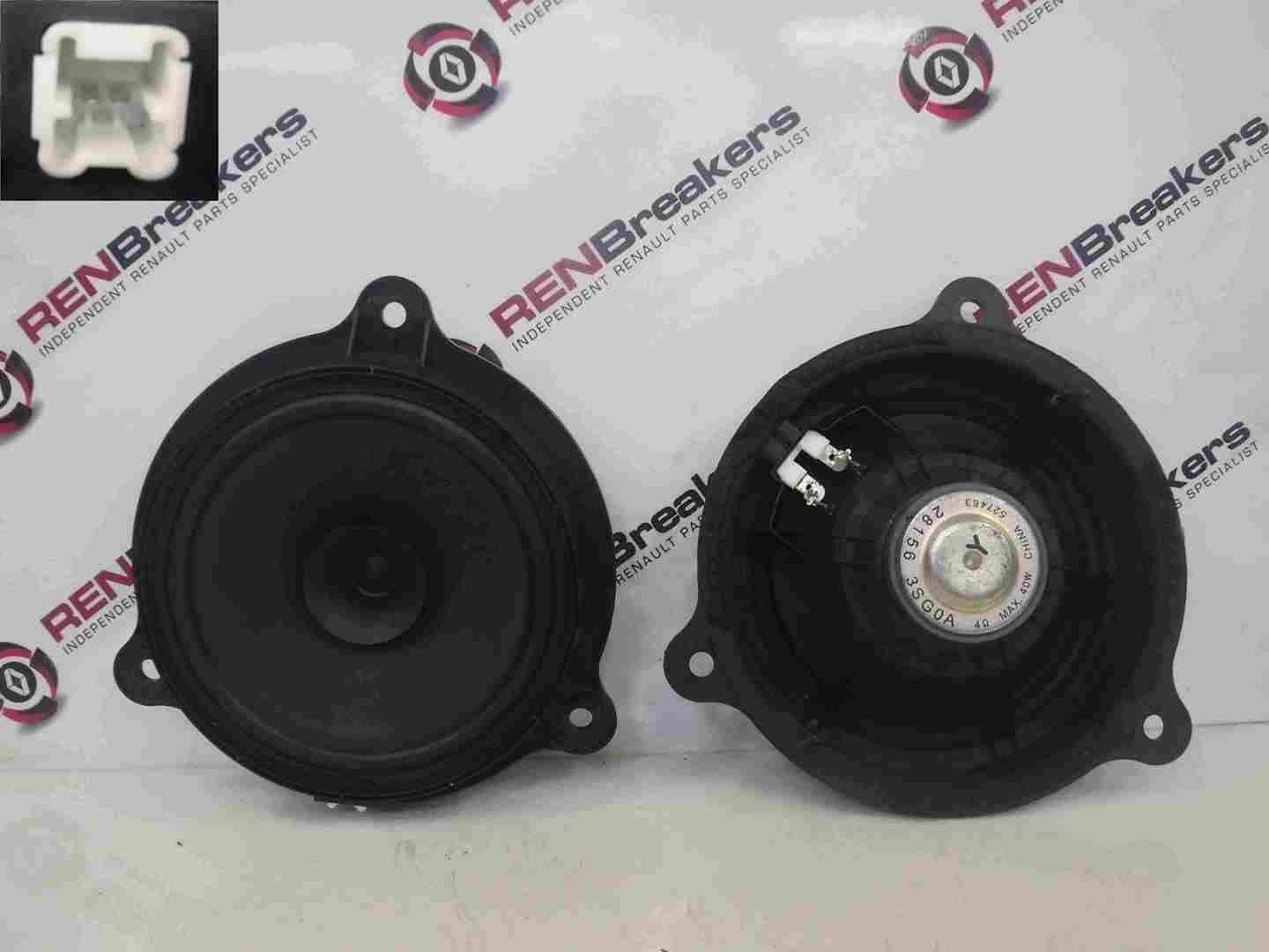 Renault Captur 2013-2015 Door Speakers X2