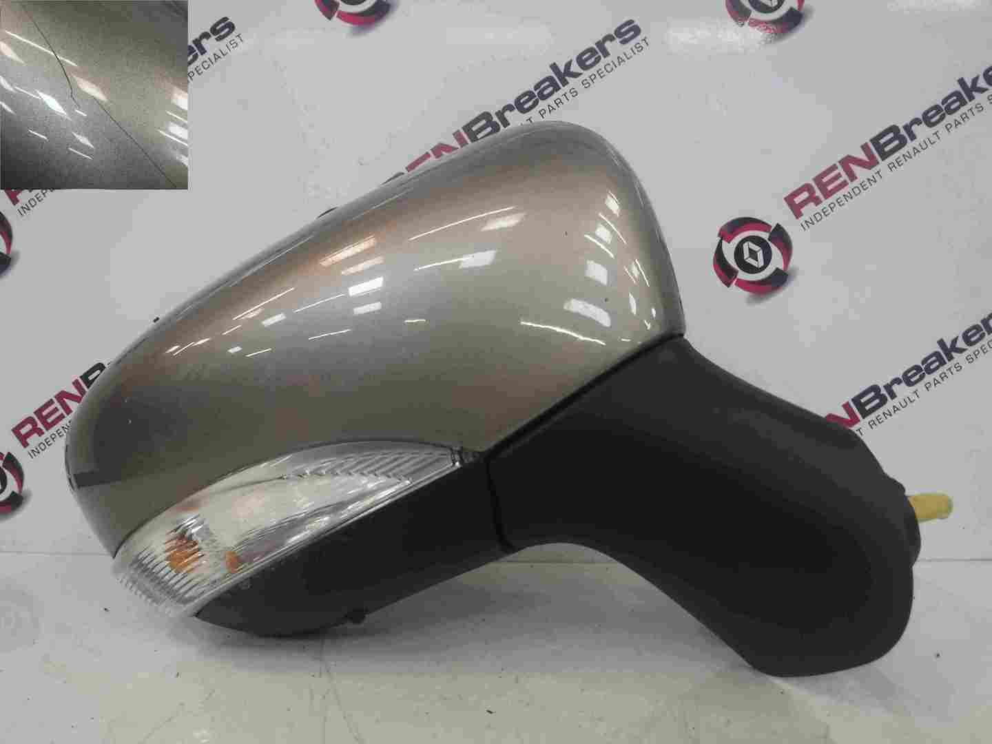 Renault Captur 2013-2015 Drivers OS Wing Mirror Grey Brown Gold TEHNK
