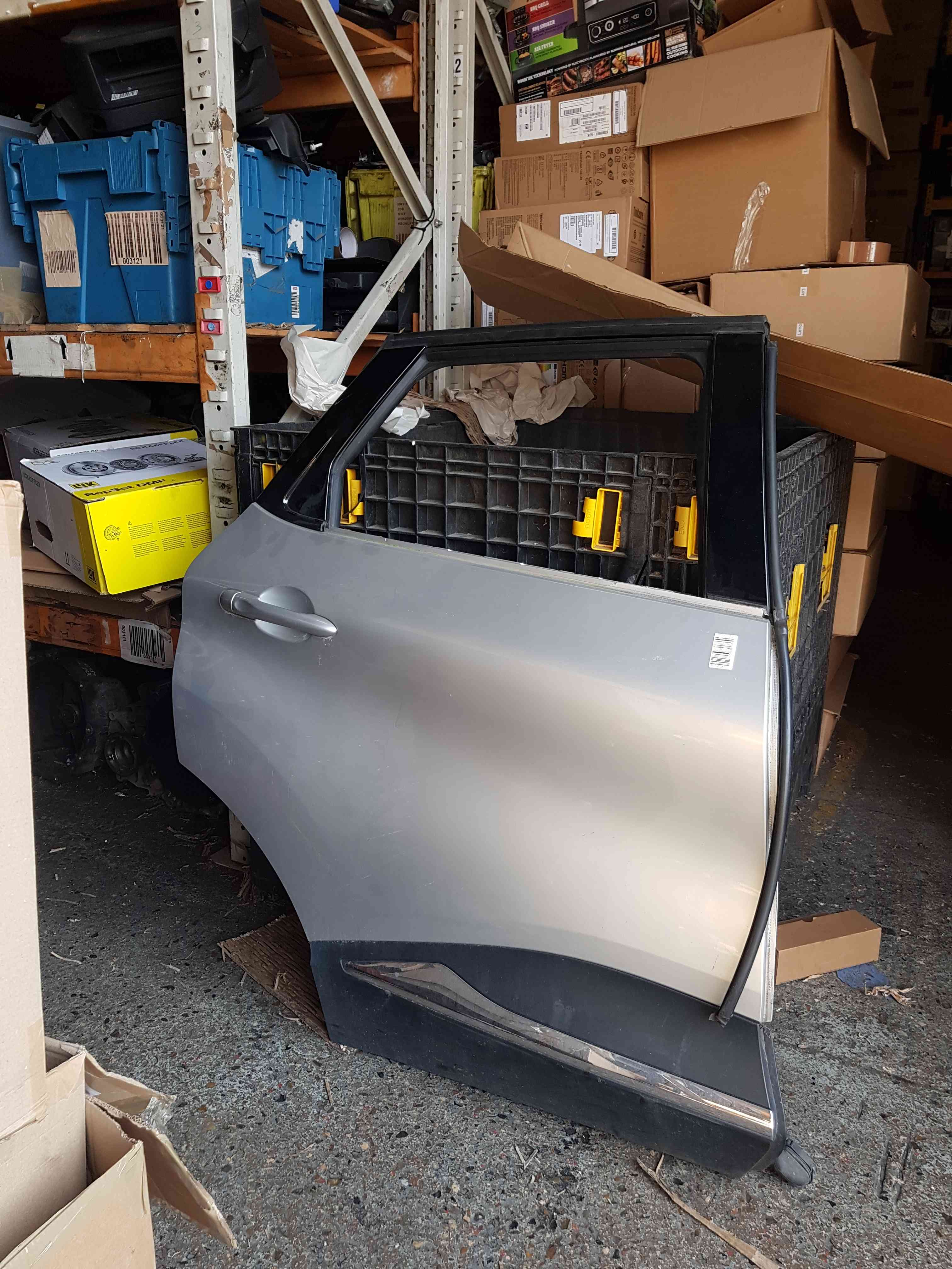 Thumb 3 Renault Captur 2013-2015 Drivers OSR Rear Door Silver Bixnm some 