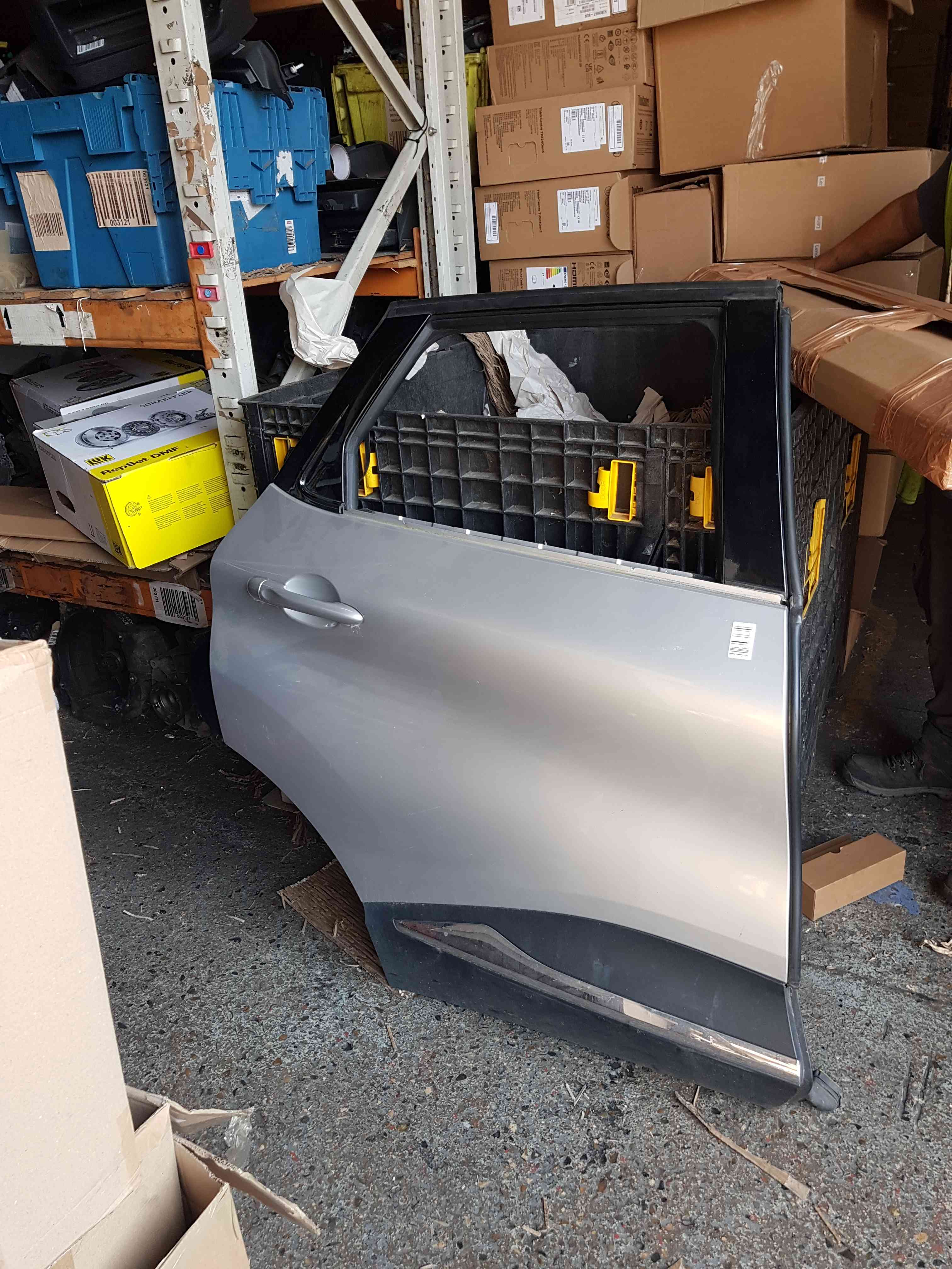 Thumb 8 Renault Captur 2013-2015 Drivers OSR Rear Door Silver Bixnm some 