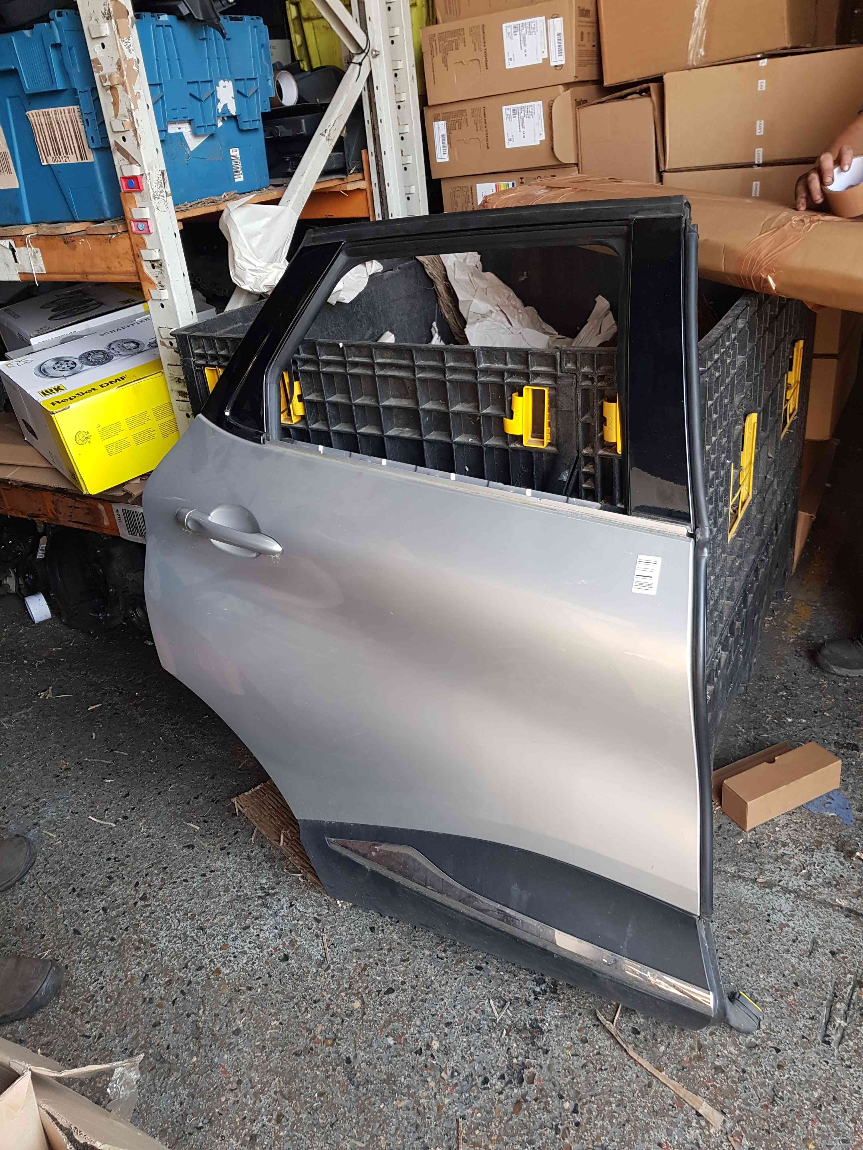 Thumb 9 Renault Captur 2013-2015 Drivers OSR Rear Door Silver Bixnm some 