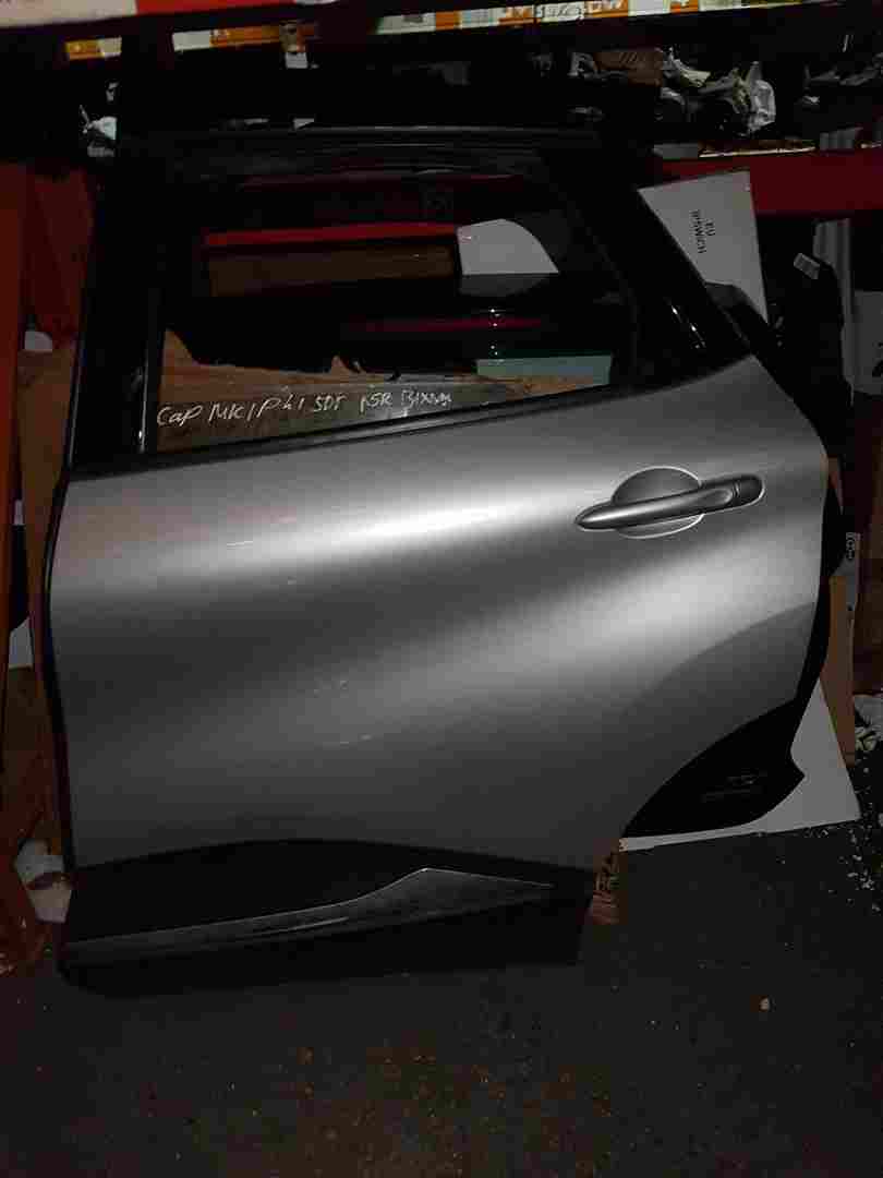 Renault Captur 2013-2015 Drivers OSR Rear Door Silver Bixnm