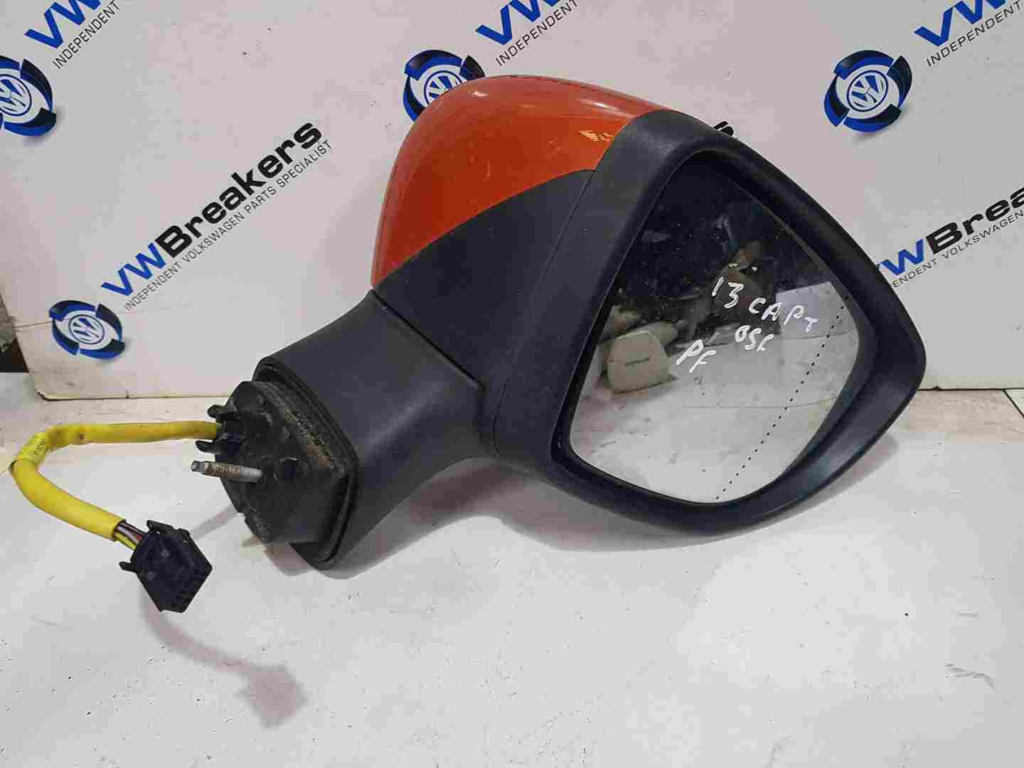 Thumb 3 Renault Captur 2013-2015 Drivers Os Wing Mirror Orange Power Folding ENZ