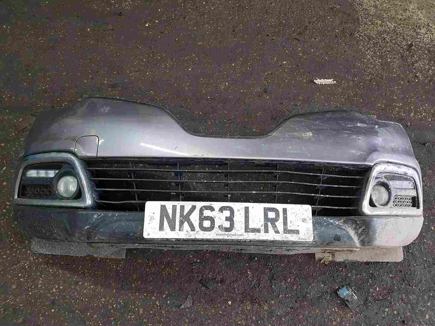 Renault Captur 2013-2015 Front Bumper Bixns Grey KNG