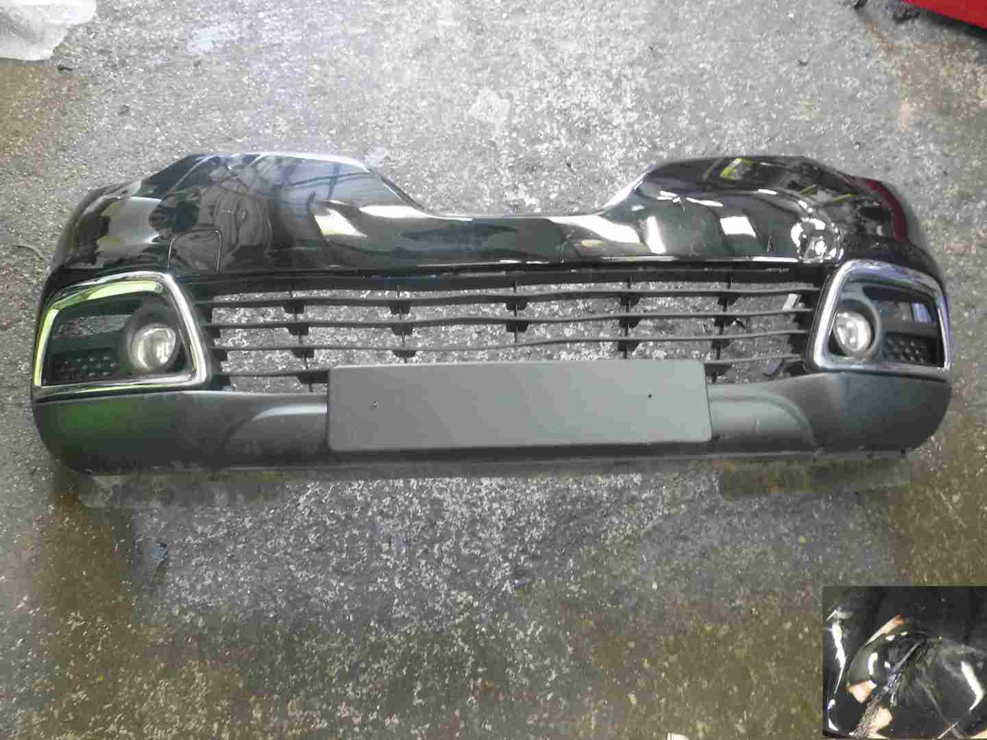 Renault Captur 2013-2015 Front Bumper Black TEGNE