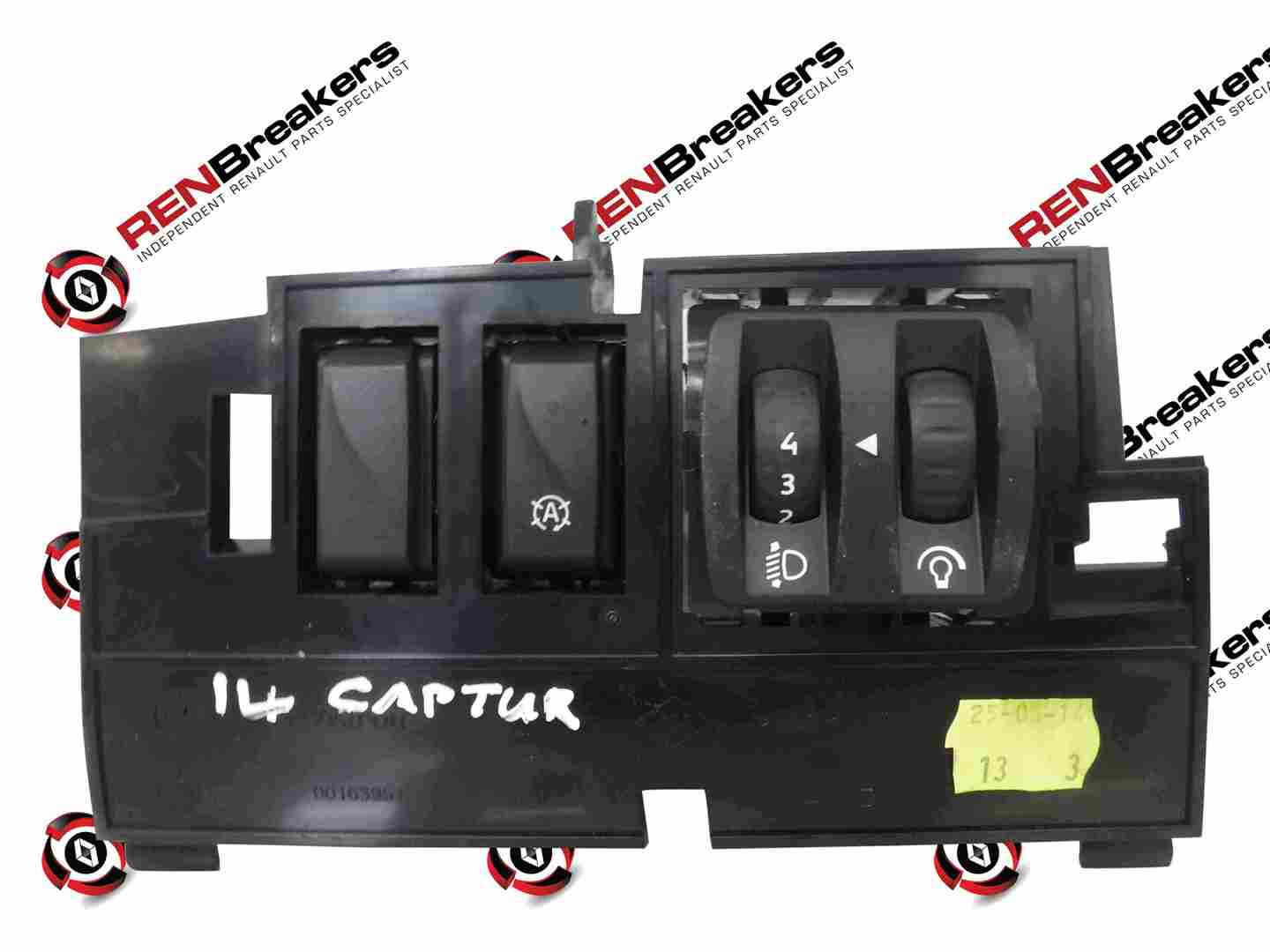 Renault Captur 2013-2015 Headlight Adjuster Panel Switches